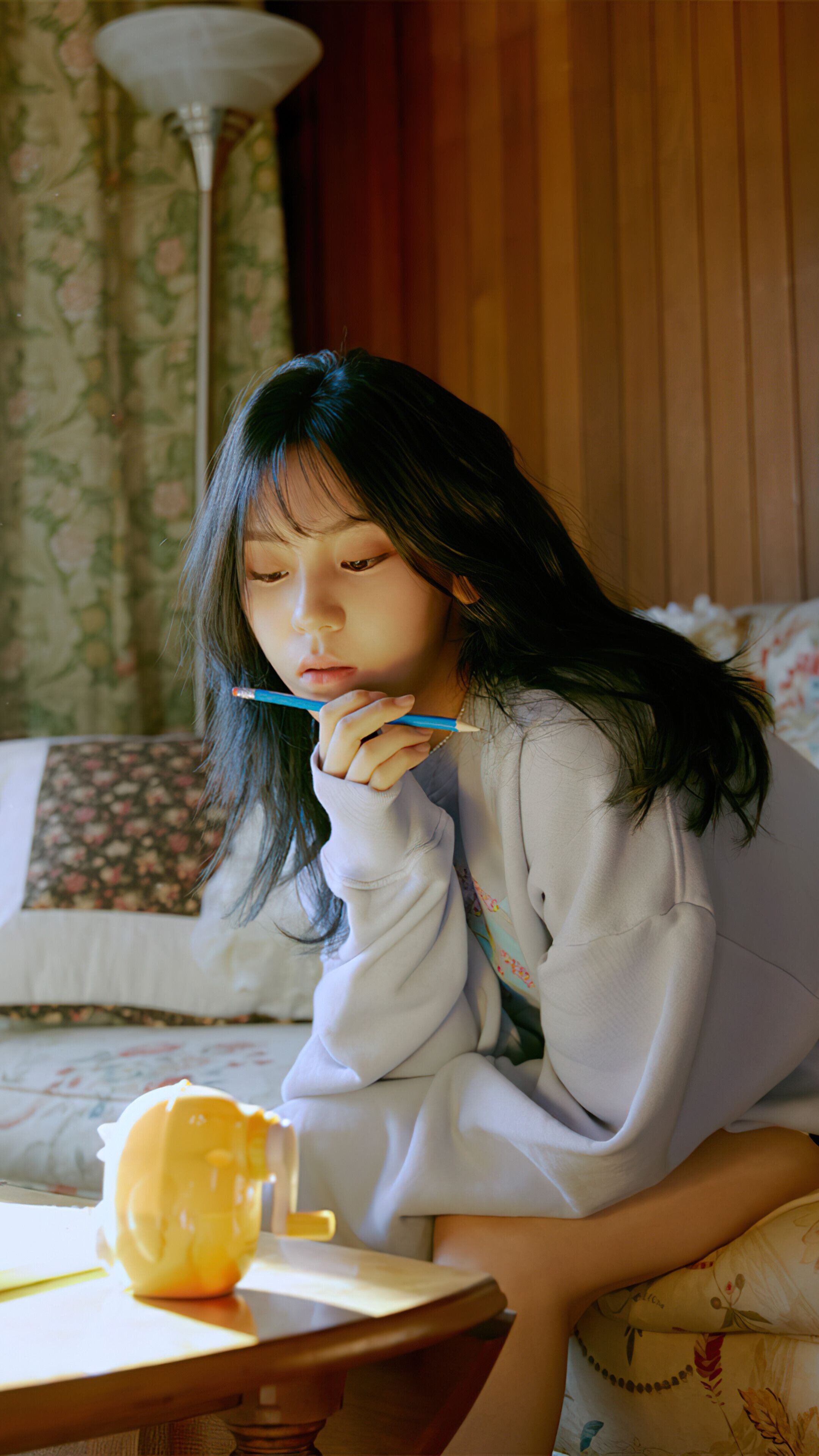 GFriend, umji, Delightful wallpapers, Playful charm, 2160x3840 4K Phone
