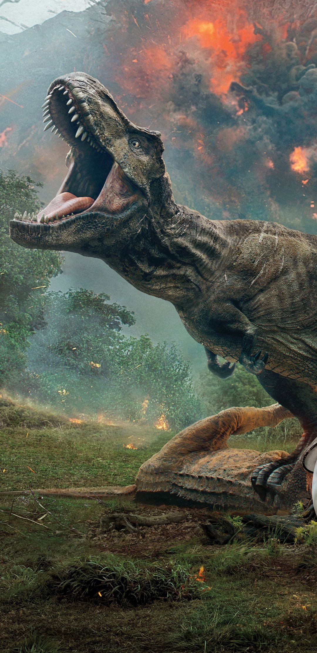 Artistic depictions, Creative wallpapers, Talented artists, Dinosaur-themed artwork, 1080x2220 HD Phone