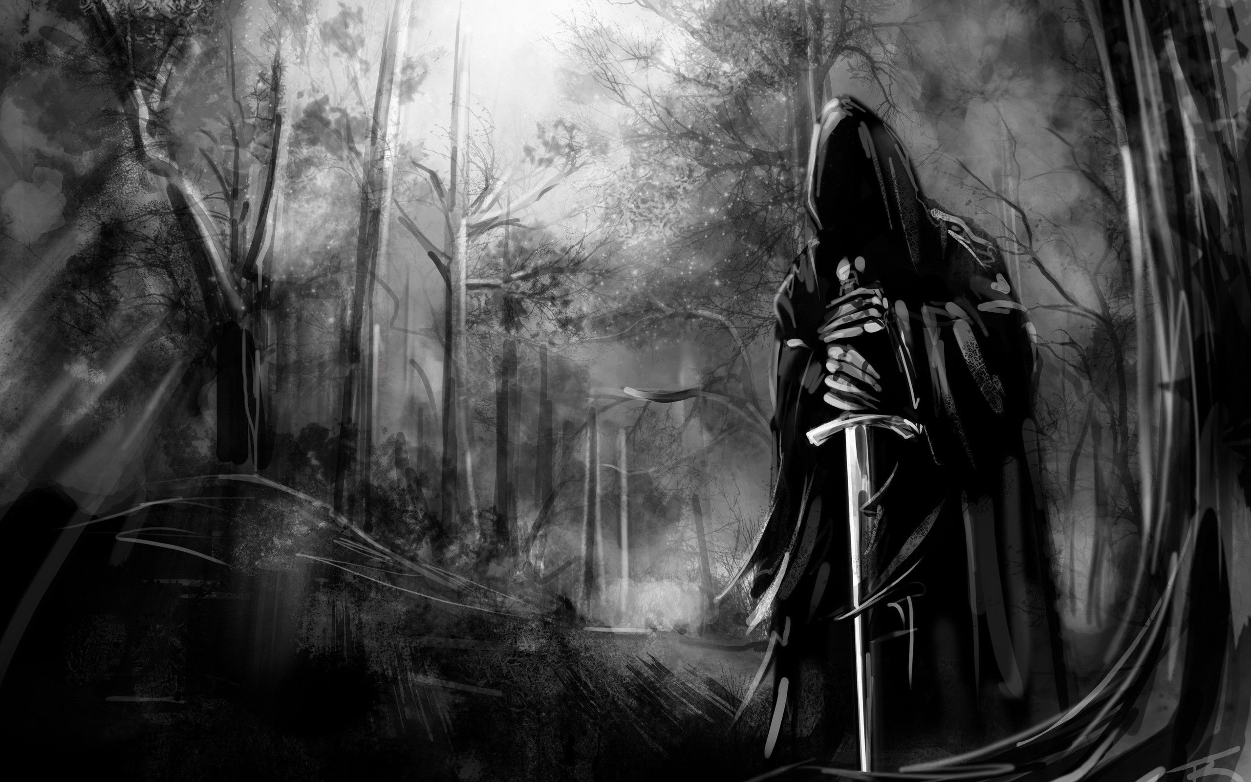 Nazgul, Gothic Art Wallpaper, 2560x1600 HD Desktop