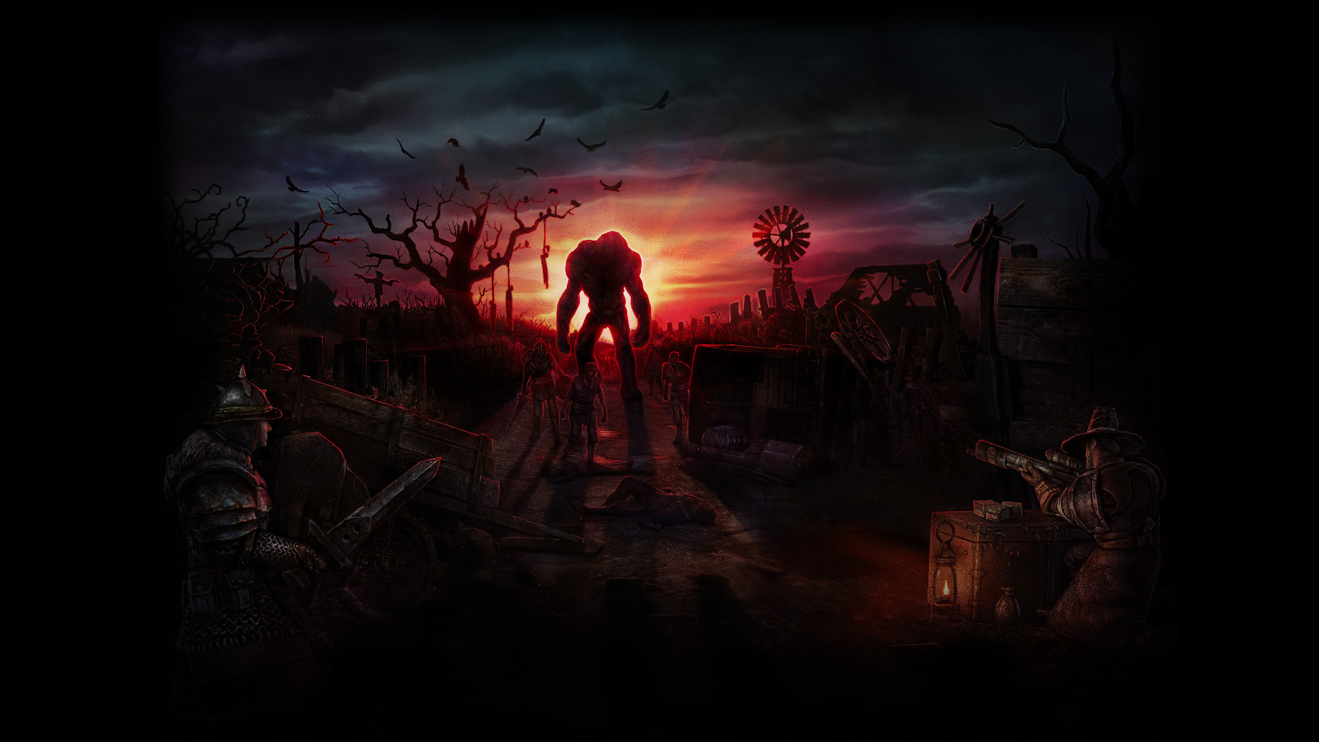 Grim Dawn gaming, Mysterious fantasy, Intriguing atmosphere, Wallpaper-worthy, 1920x1080 Full HD Desktop