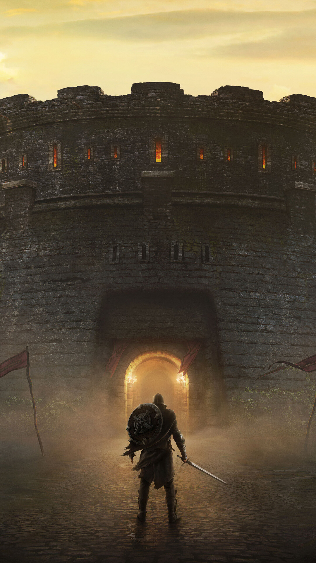 Blades castle, Samsung Galaxy S4, Sony Xperia Z3, Honor 9, 1080x1920 Full HD Phone