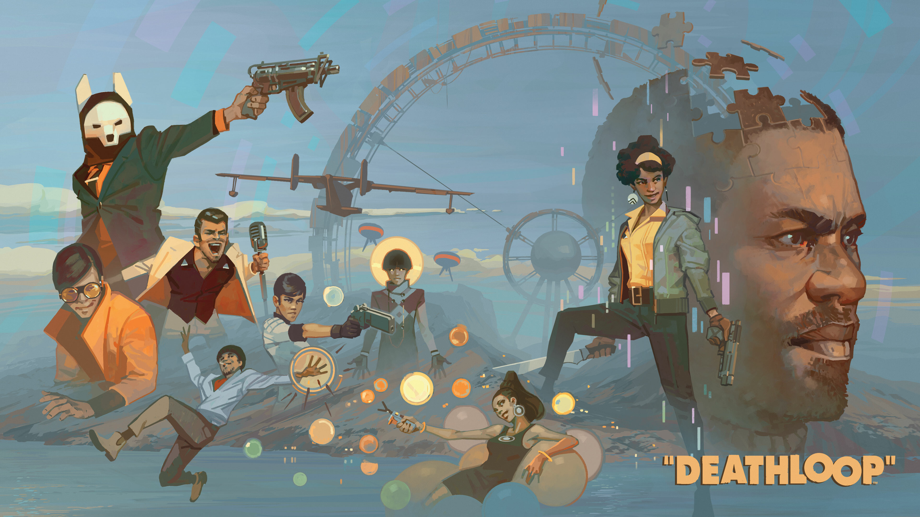 Deathloop, New concept art, 4K wallpapers, Captivating visuals, 3840x2160 4K Desktop