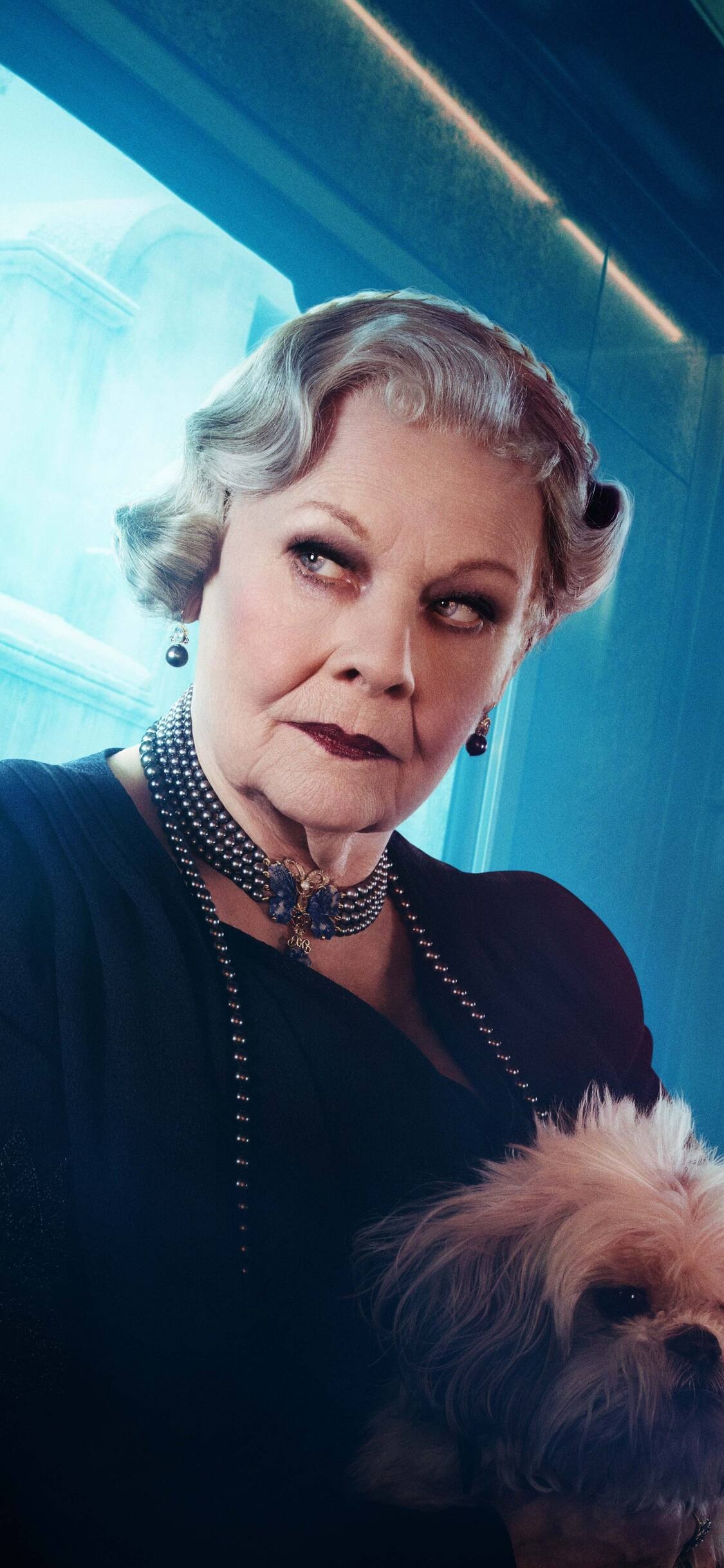 Judi Dench, Movies, Princess Dragomiroff, Murder on the Orient Express, iPhone XS, 1130x2440 HD Phone