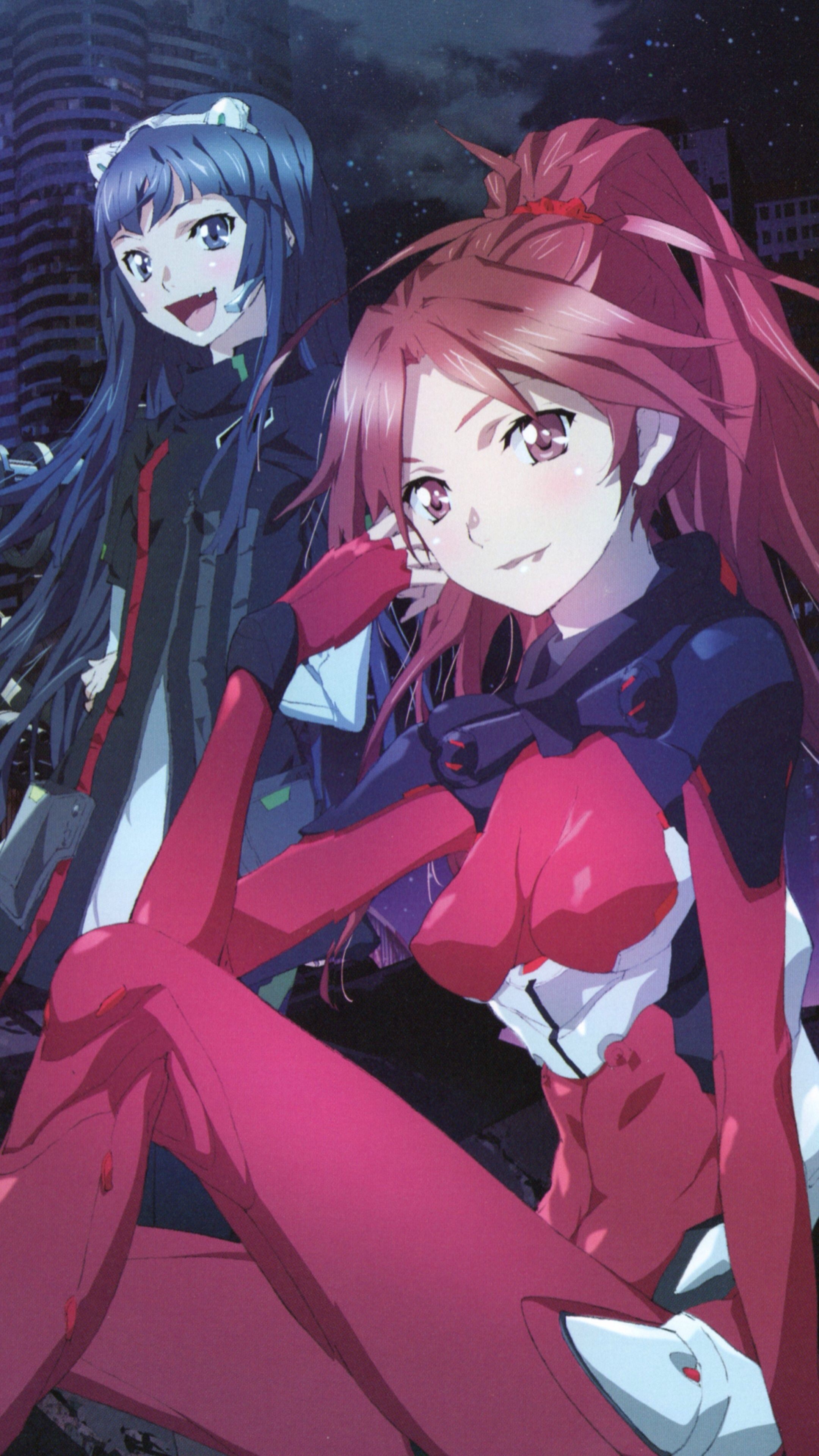 Ayase and Tsugumi, Guilty Crown Wallpaper, 2160x3840 4K Phone