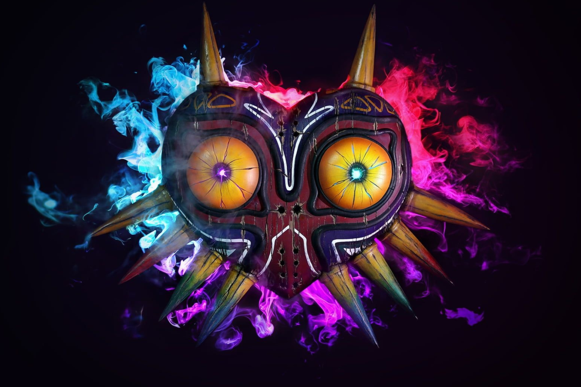 Legend of Zelda, Majora's Mask, Logo artwork, Video games, 1920x1280 HD Desktop