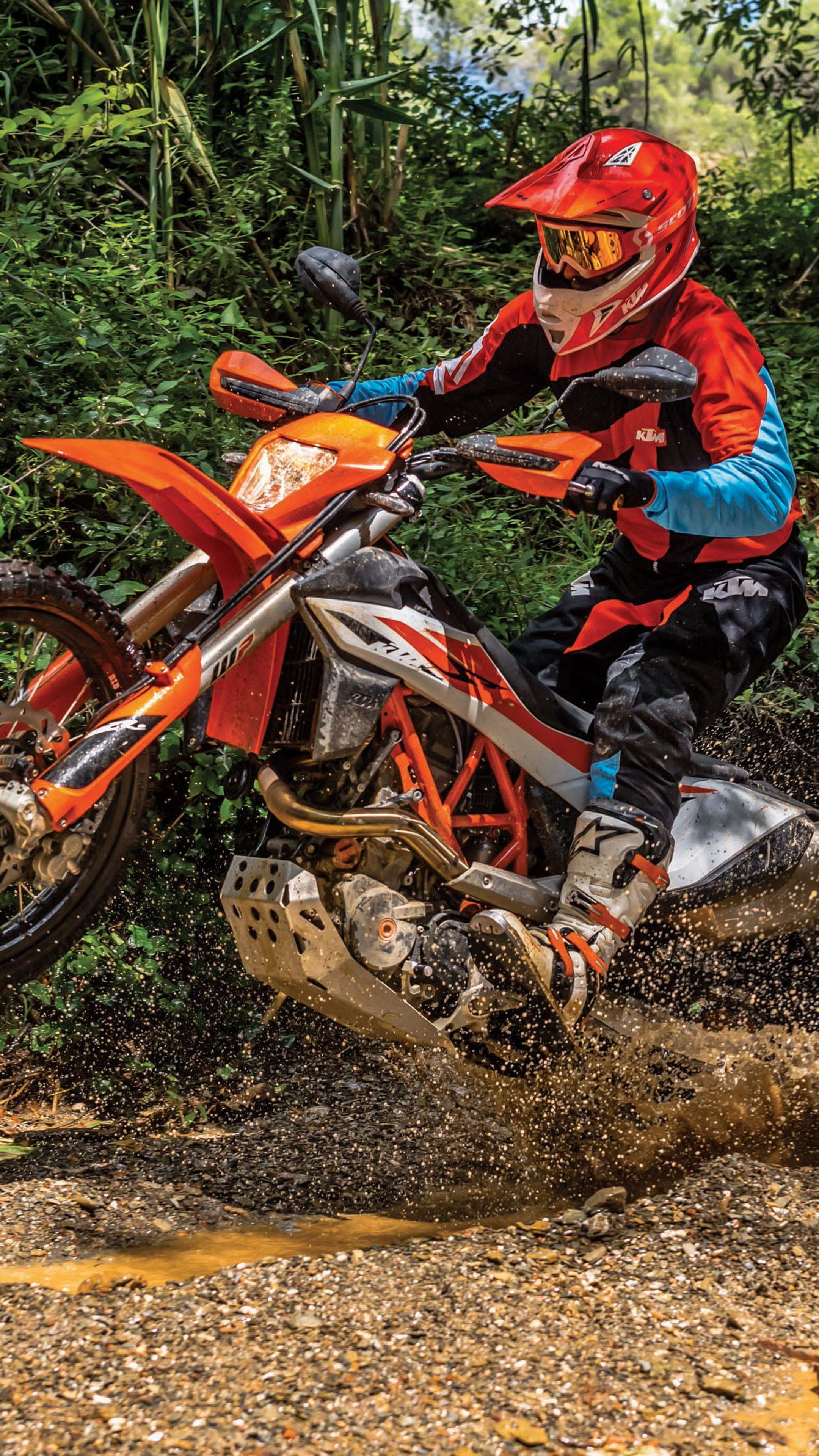 KTM 690 ENDURO, Auto adrenaline, Power machine, Unleash your spirit, 2160x3840 4K Phone