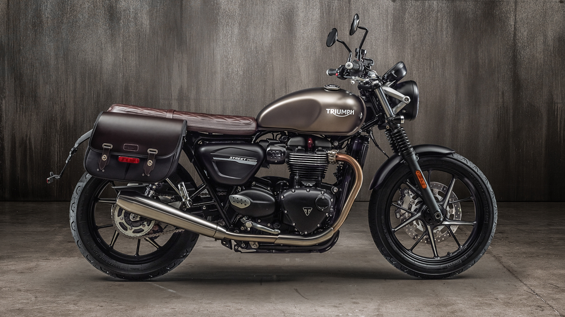 Triumph Street Twin, Street Scrambler, Details, Motorradfotos, 1920x1080 Full HD Desktop