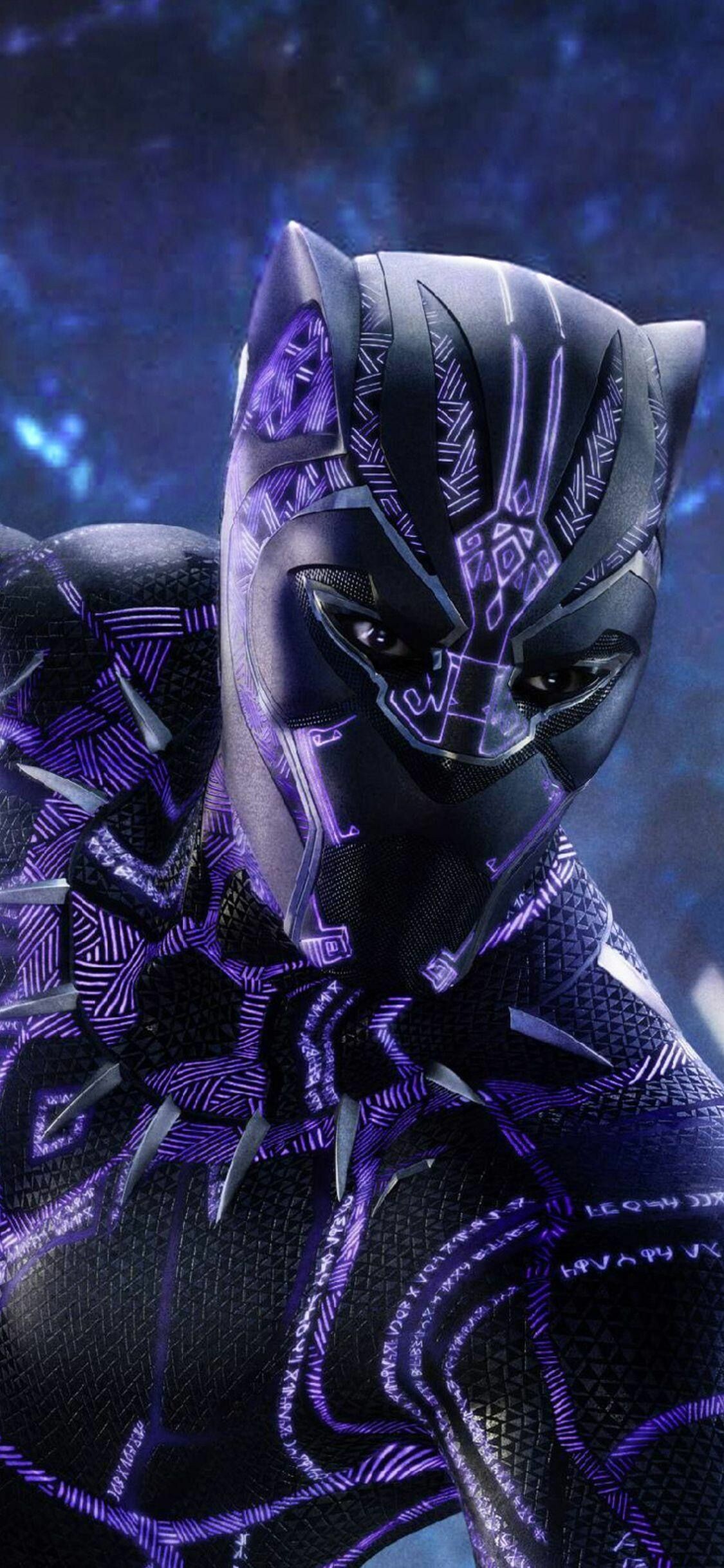 Film review, Black Panther, Strange Harbors, Marvel art, 1130x2440 HD Phone