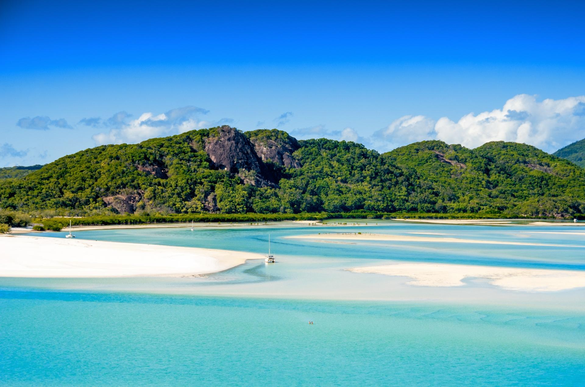 Whitsunday Islands, Great Barrier Reef, Australian gem, Tropical escape, 1920x1270 HD Desktop