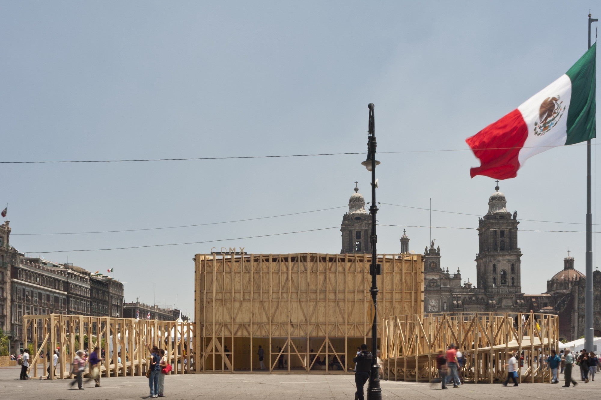 Zocalo (Constitution Square), Pavilion for the Culture Fair, Architectural design, Cultural event, 2000x1340 HD Desktop