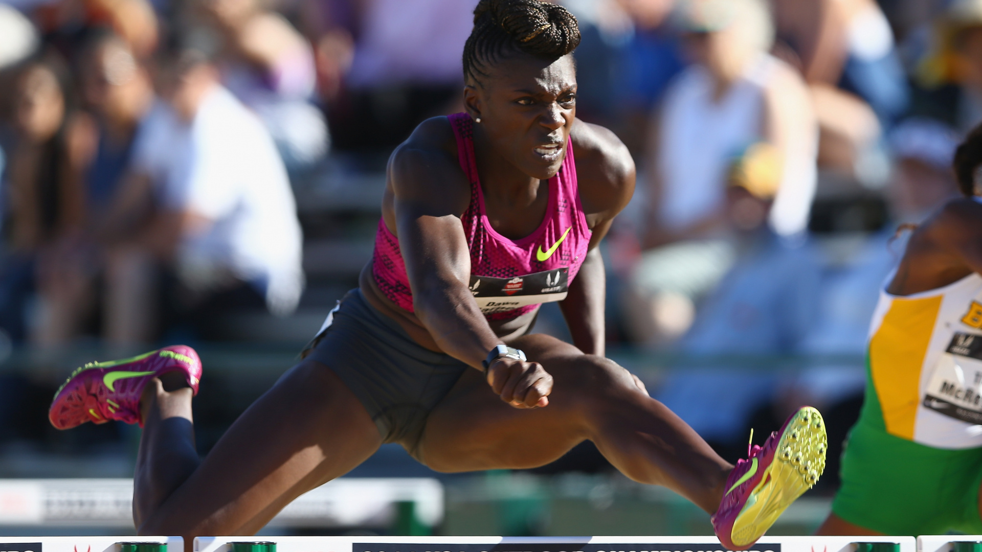 Dawn Harper-Nelson, Hurdling champion, US championships, Victory, 1920x1080 Full HD Desktop