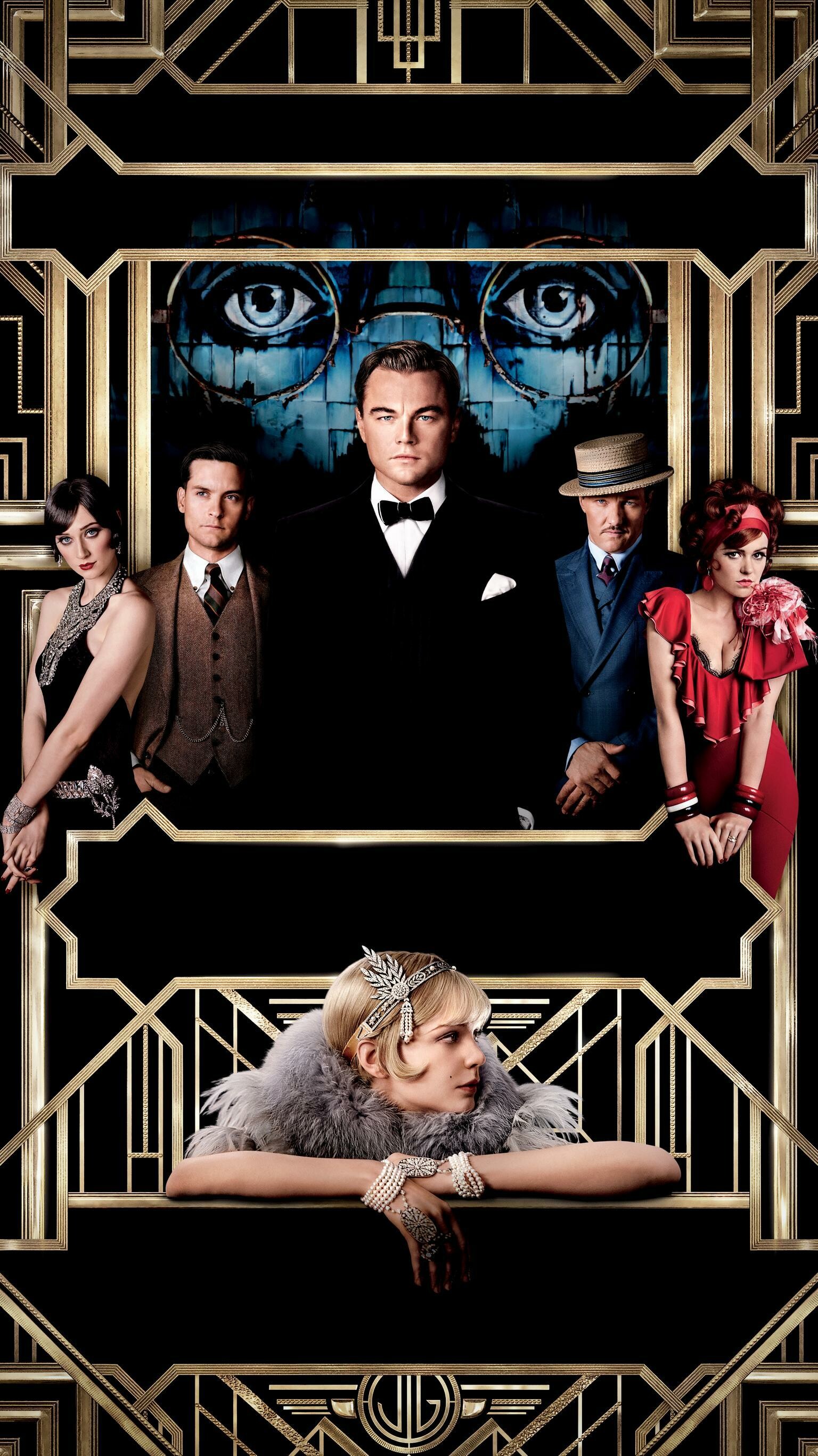 The Great Gatsby, Phone wallpapers, 2013 posters, Movie adaptation, 1540x2740 HD Phone