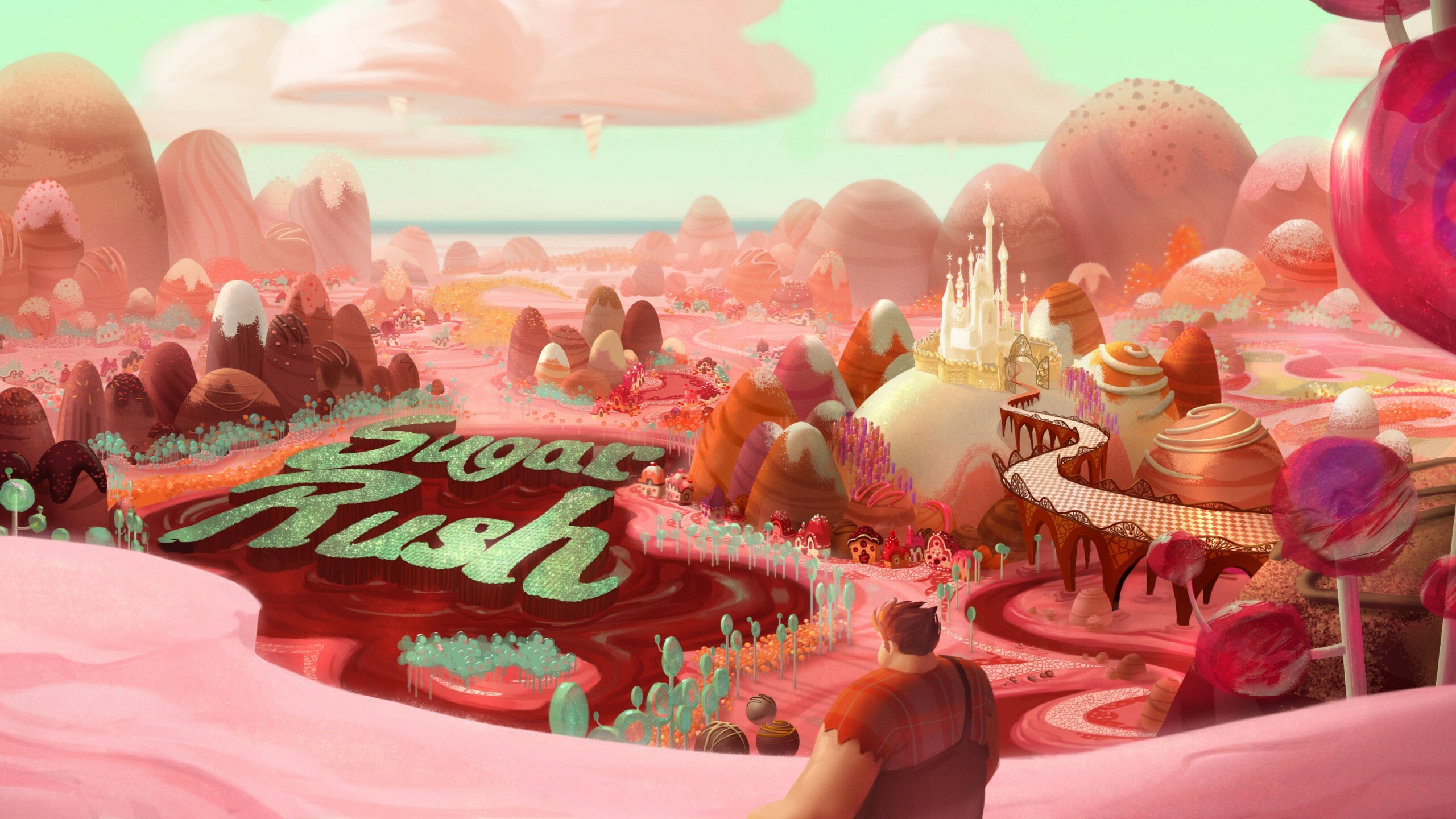 Sugar Rush, Wreck-It Ralph Wallpaper, 2560x1440 HD Desktop