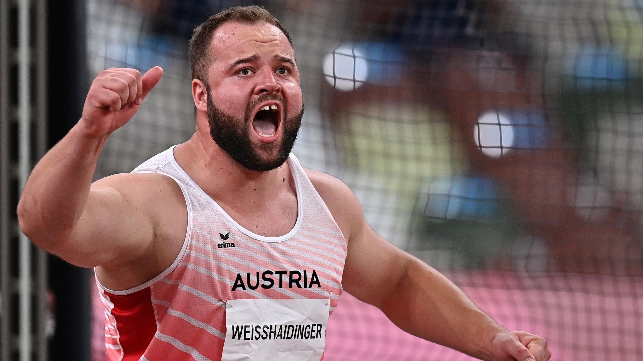 Lukas Weisshaidinger, Olympia 2021, Thompson Herah, Diskus throw, 2560x1440 HD Desktop