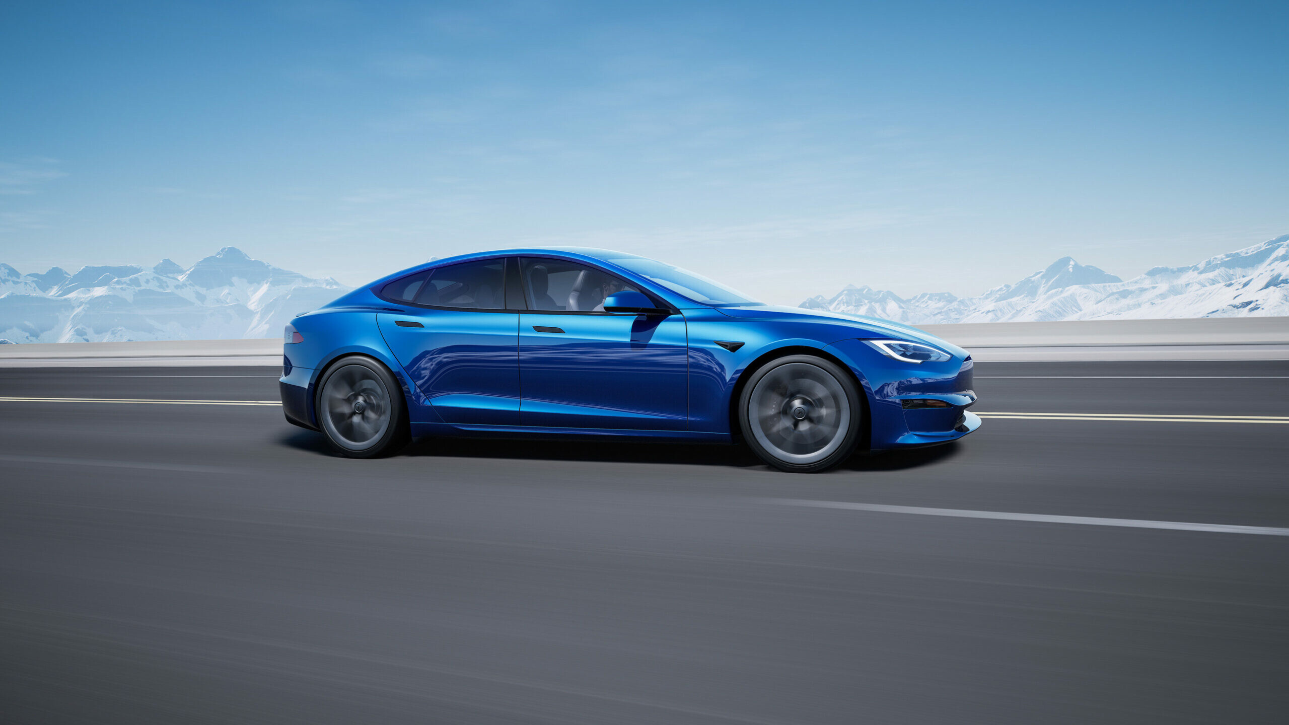 Tesla Model S, Plaid performance, Next-level power, Supercar status, 2560x1440 HD Desktop