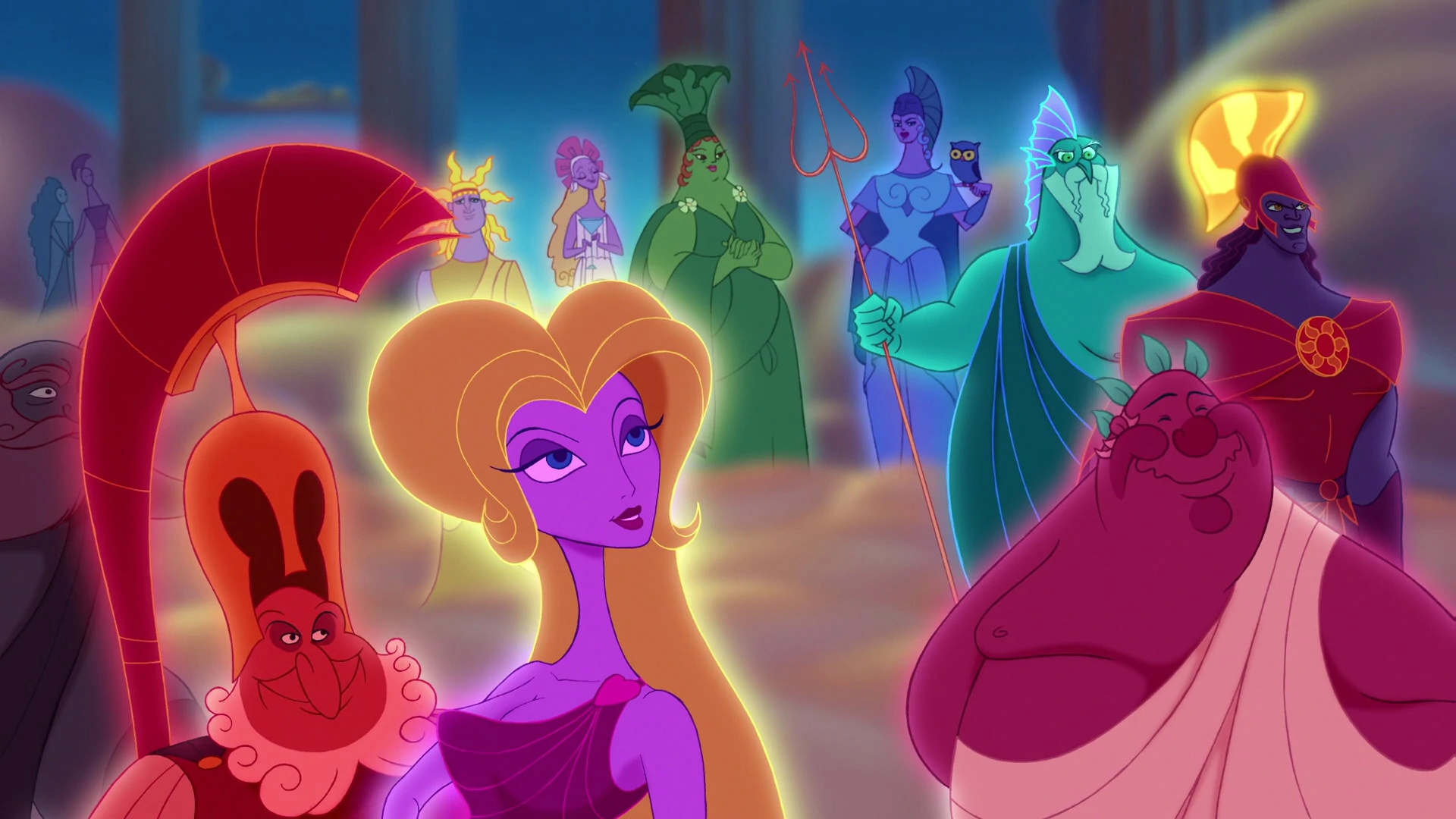 Animation classic, Olympian gods, Divine powers, Disney's Hercules, 1920x1080 Full HD Desktop