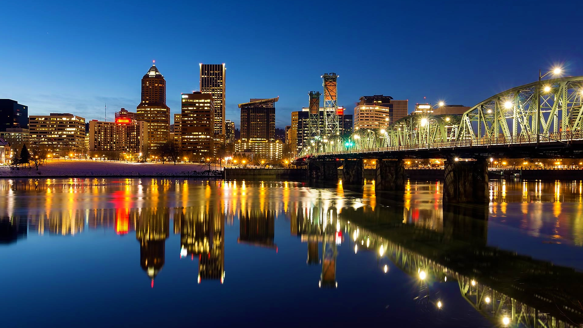 Portland Oregon Skyline, Oregon vacation package, Travelkatz LLC, 1920x1080 Full HD Desktop