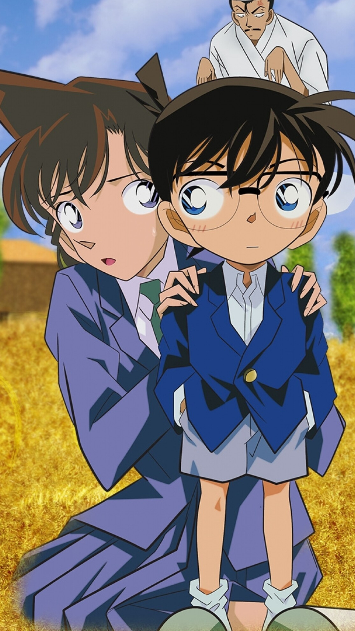 Detective Conan, Anime wallpapers, Young detective, Girl protagonist, 1250x2210 HD Phone