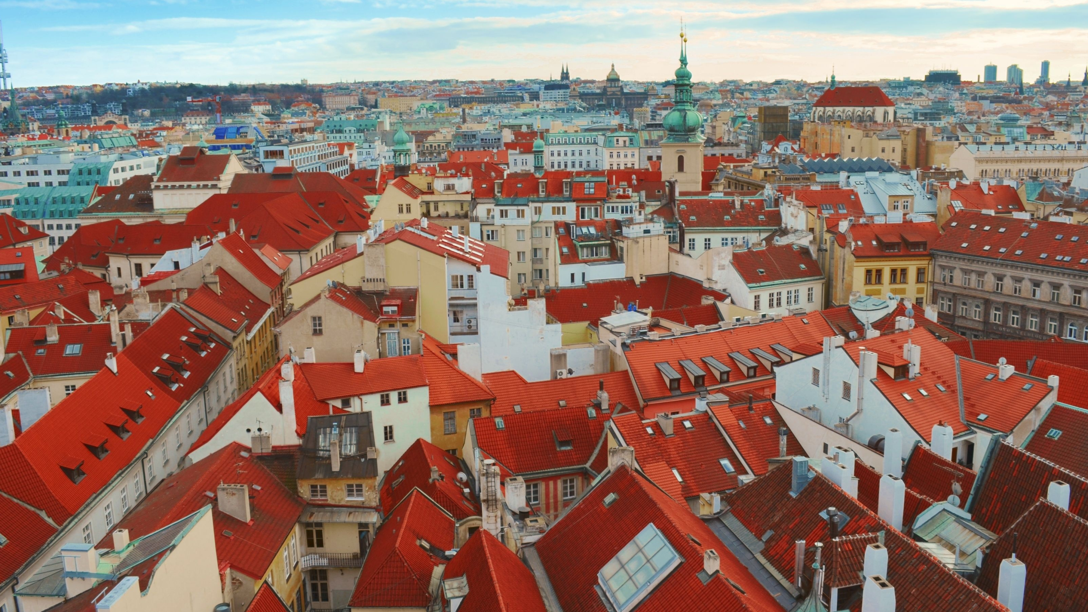 Prague travels, 4K HD wallpapers, Majestic city, Breathtaking views, 3560x2000 HD Desktop