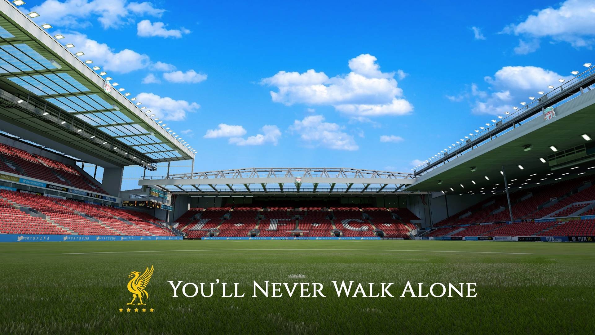 Anfield Stadium, Liverpool FC Wallpaper, 1920x1080 Full HD Desktop