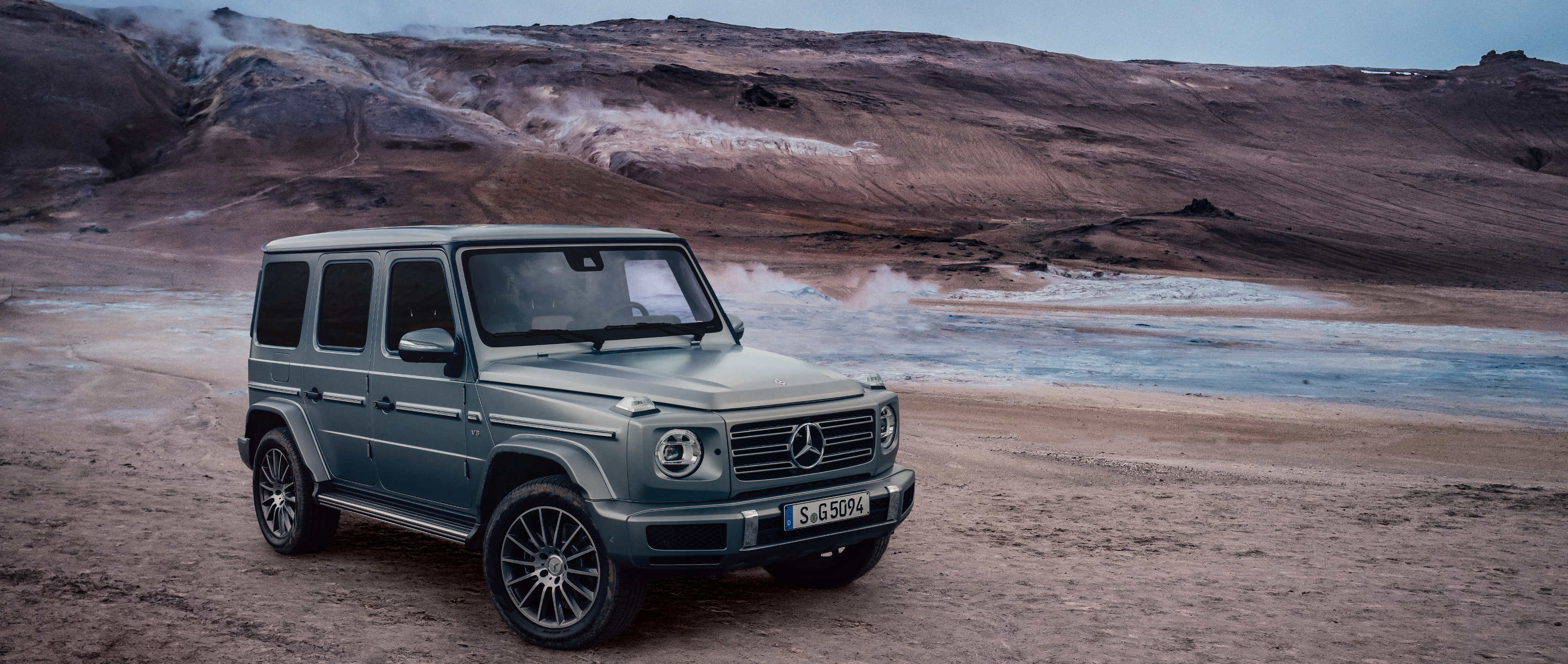 Mercedes-Benz G-Class, Mbsocialcar, Iconic SUV, Classic design, 3400x1440 Dual Screen Desktop