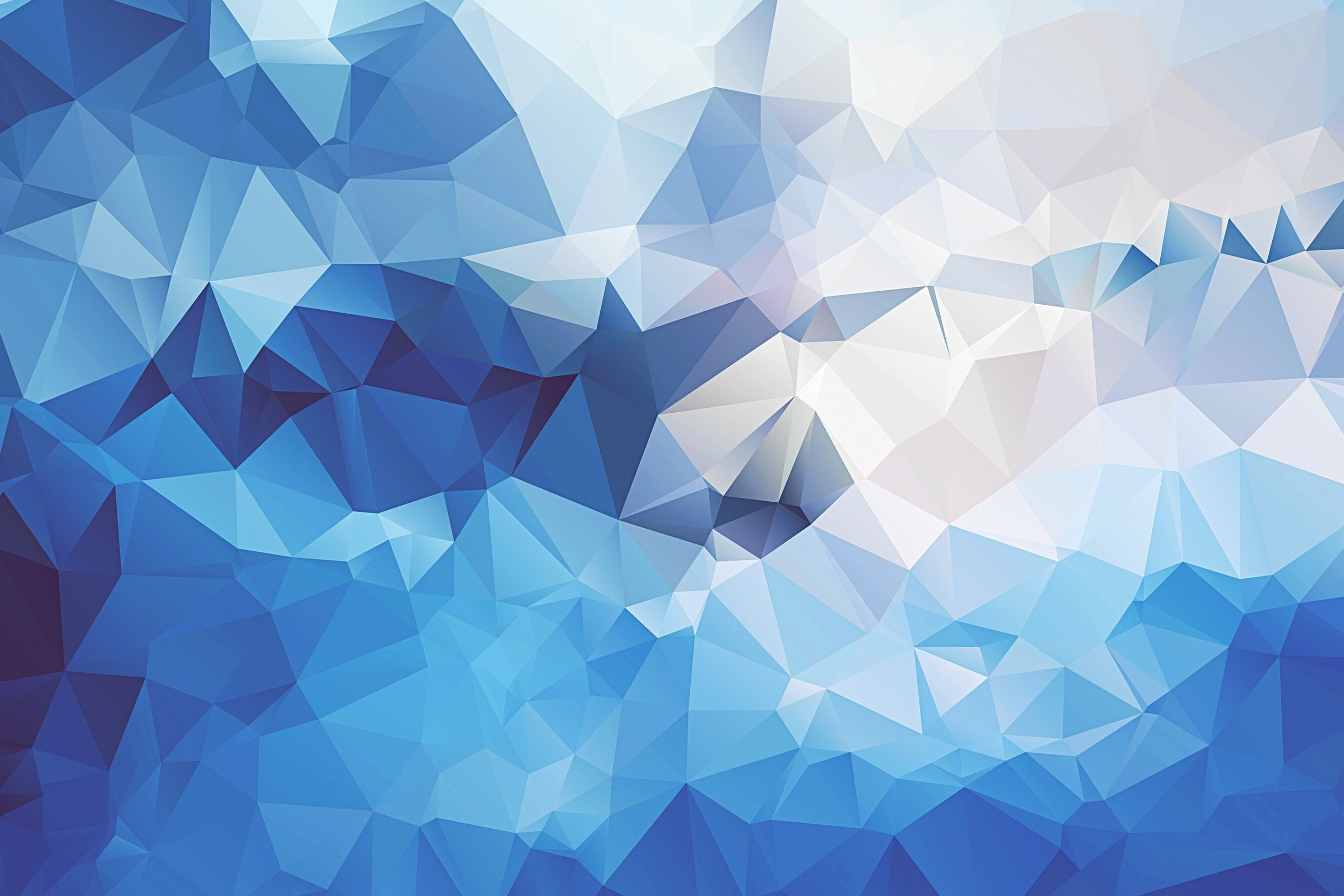 Blue geometric wallpapers, Cool tones, Striking visuals, Modern designs, 3000x2000 HD Desktop