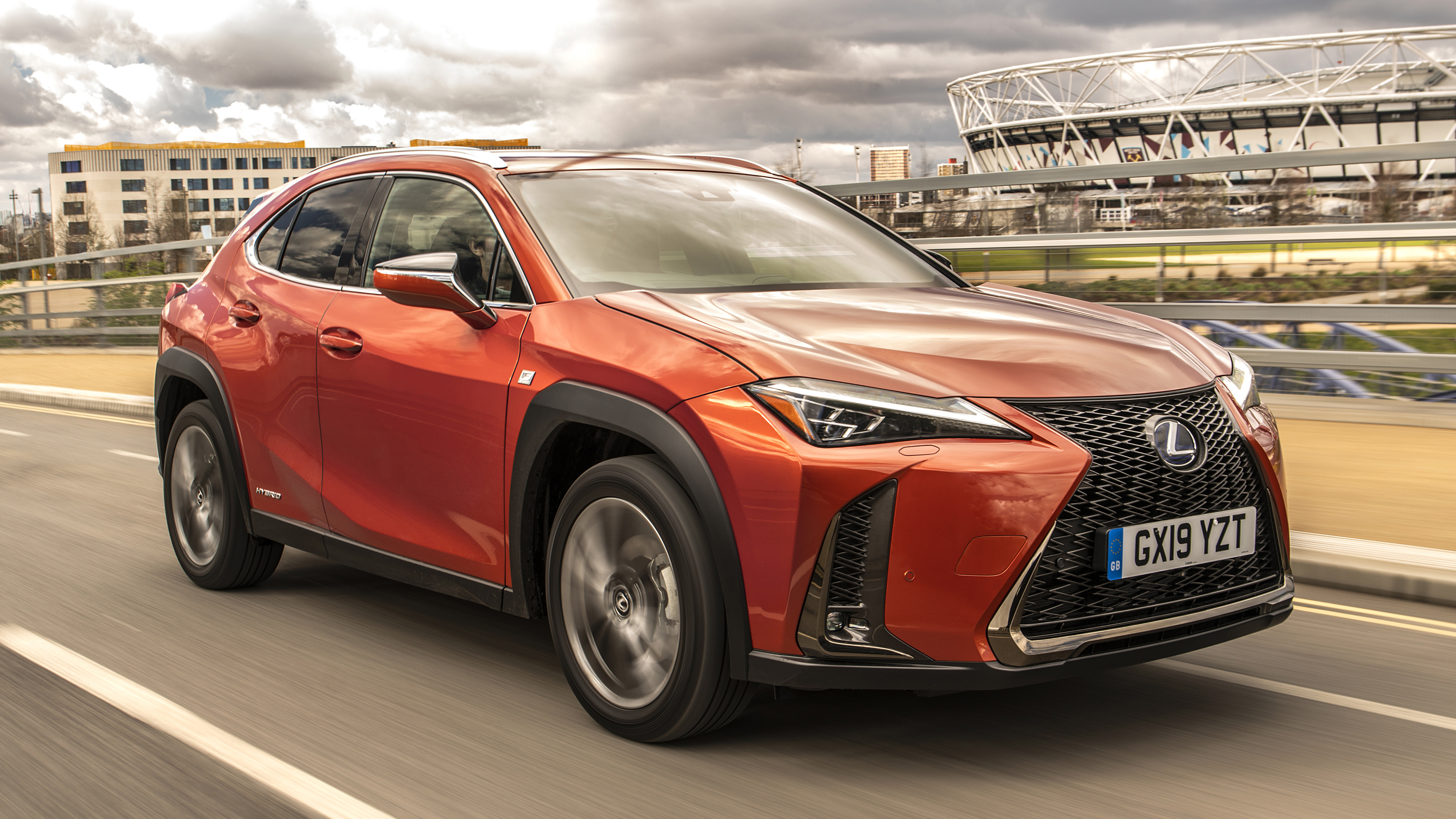 Lexus UX, Self-charging hybrid, SUV review, Top Gear, 3500x1970 HD Desktop