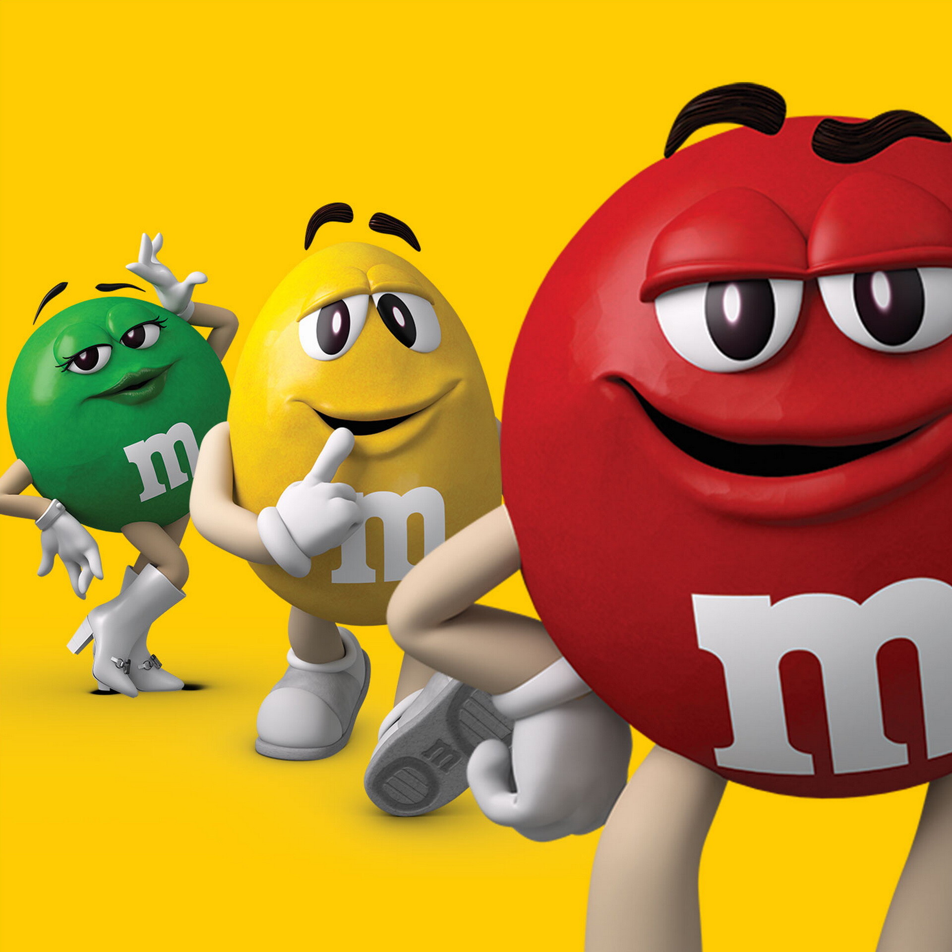 M&M's, Candy-coated delight, Sweet cravings, Pop of happiness, 1920x1920 HD Phone