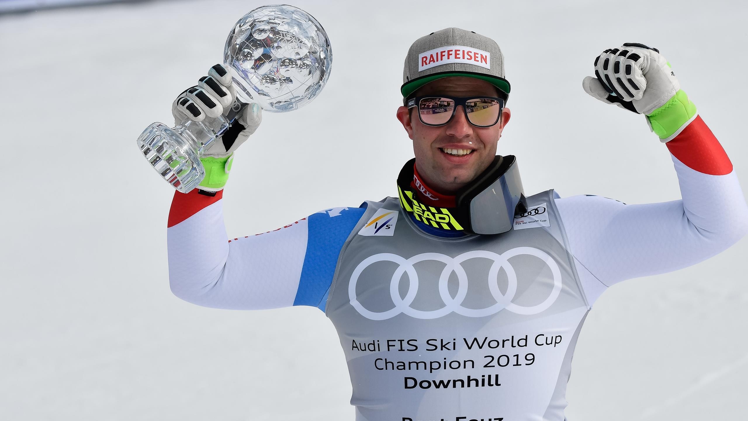 Beat Feuz, World Cup downhill titles, 2560x1440 HD Desktop