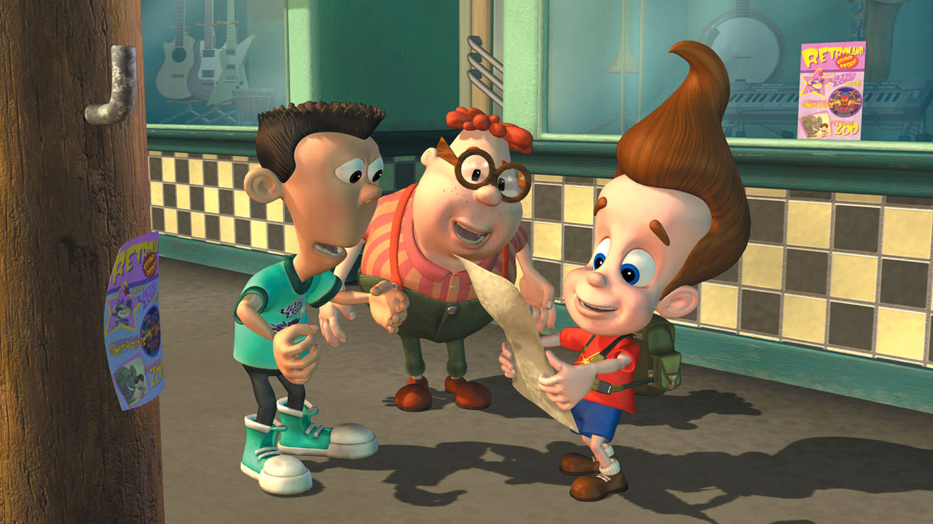 Jimmy Neutron, TV series, Backdrops, Out-of-this-world adventures, 1920x1080 Full HD Desktop