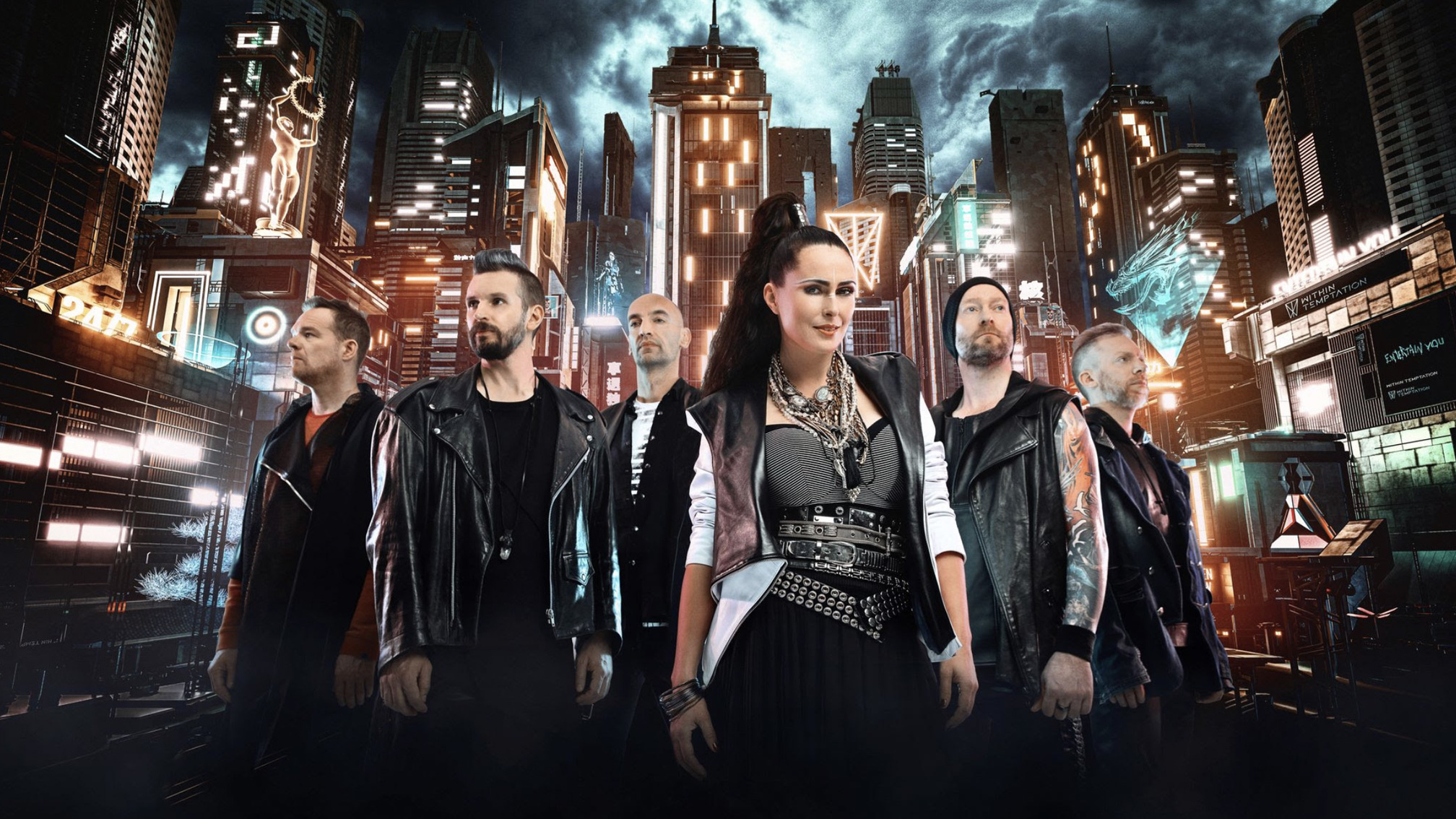 Within Temptation, Entertain You single, Emotional journey, Melodic masterpiece, 2020x1140 HD Desktop