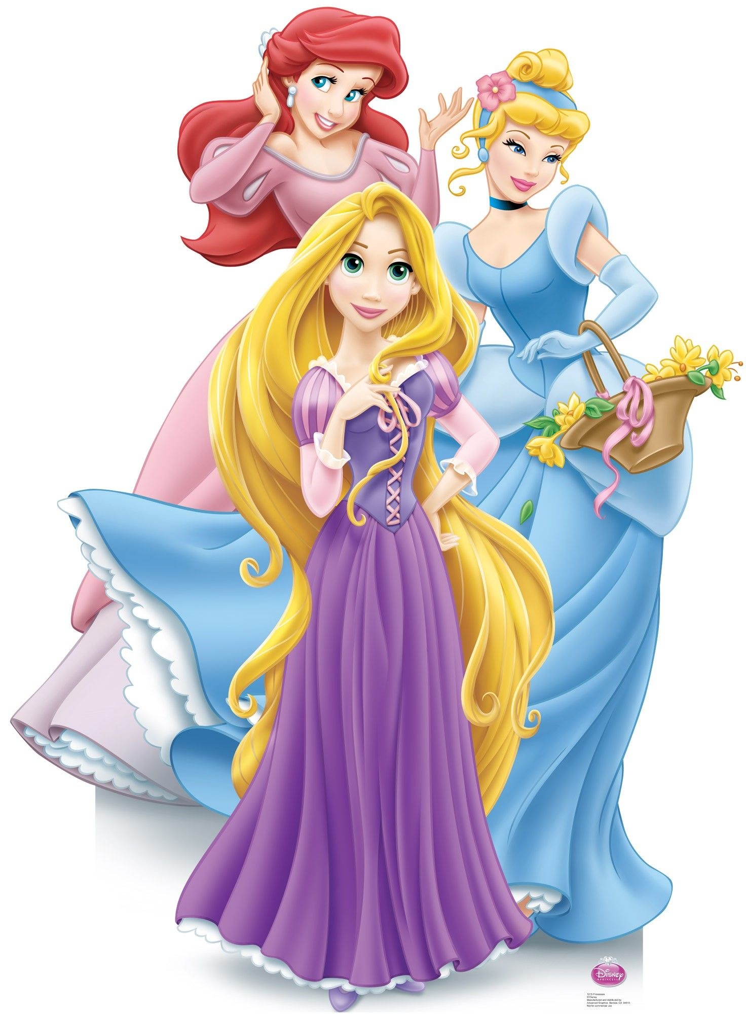 Rapunzel, Cinderella, Princess Ariel, HD Phone wallpaper