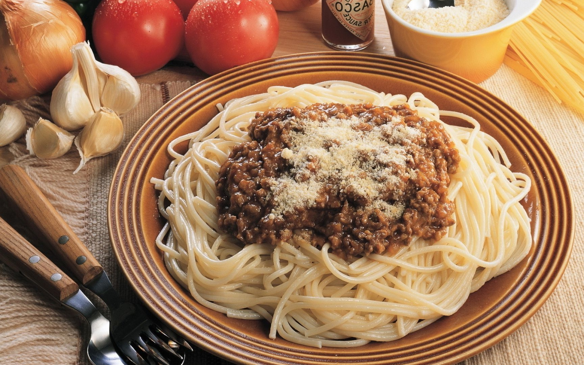 Spaghetti bolognese wallpaper, Photography wallpapers, 1920x1200 HD Desktop