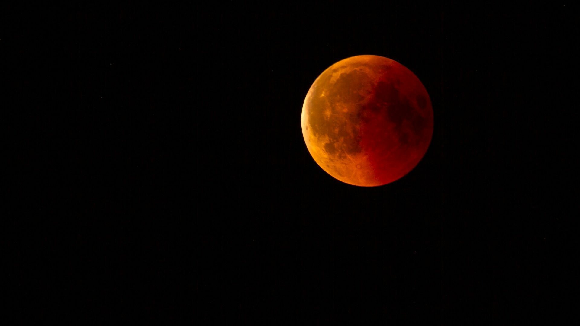 Lunar Eclipse, Celestial phenomenon, Astral spectacle, Enigmatic event, 1920x1080 Full HD Desktop