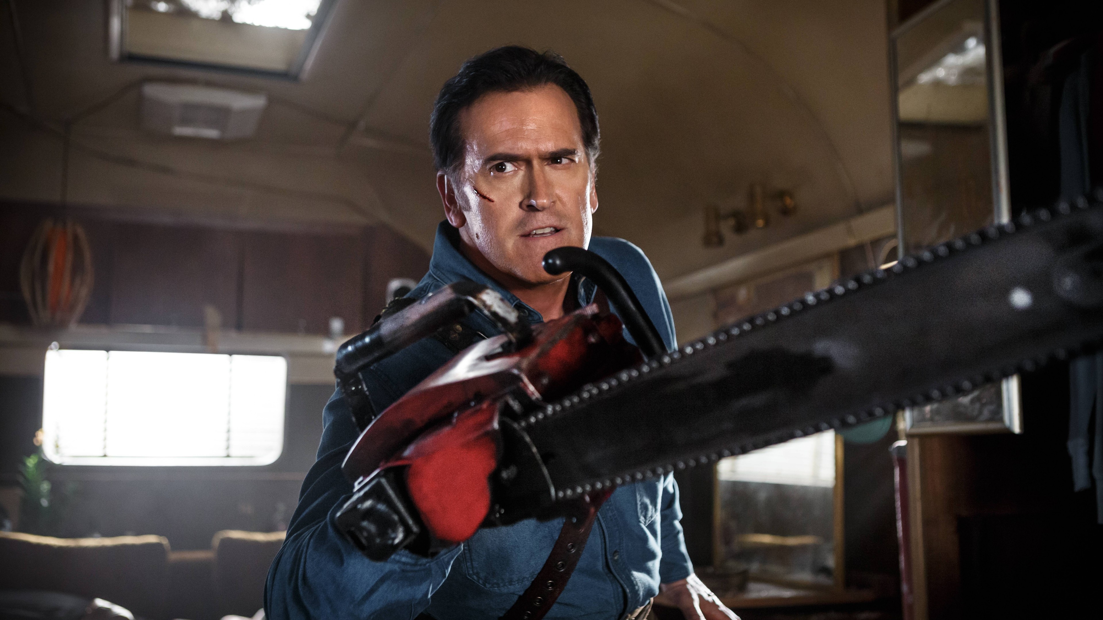 Ash vs Evil Dead, TV Series, Bruce Campbell, Movies, 3840x2160 4K Desktop