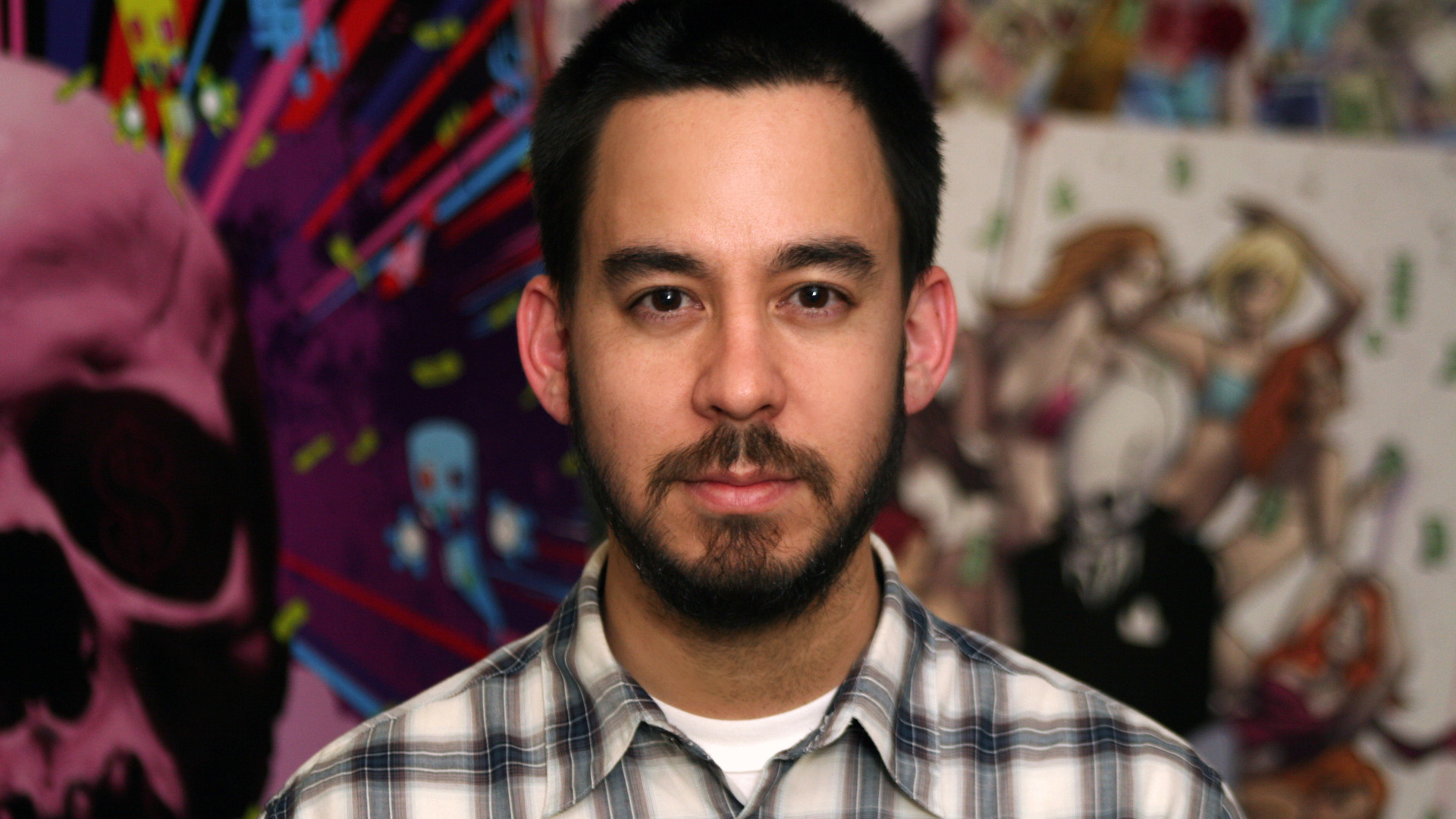 Mike Shinoda, Artistic wallpaper, Michelle Anderson, 1920x1080 Full HD Desktop