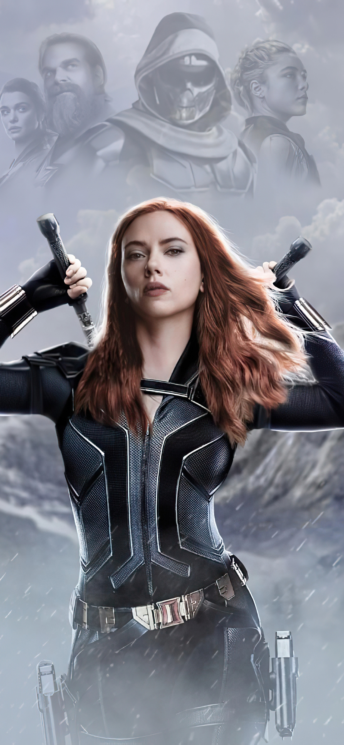 Black Widow, Coming soon wallpaper, 4k iPhone display, Marvel film excitement, 1130x2440 HD Phone