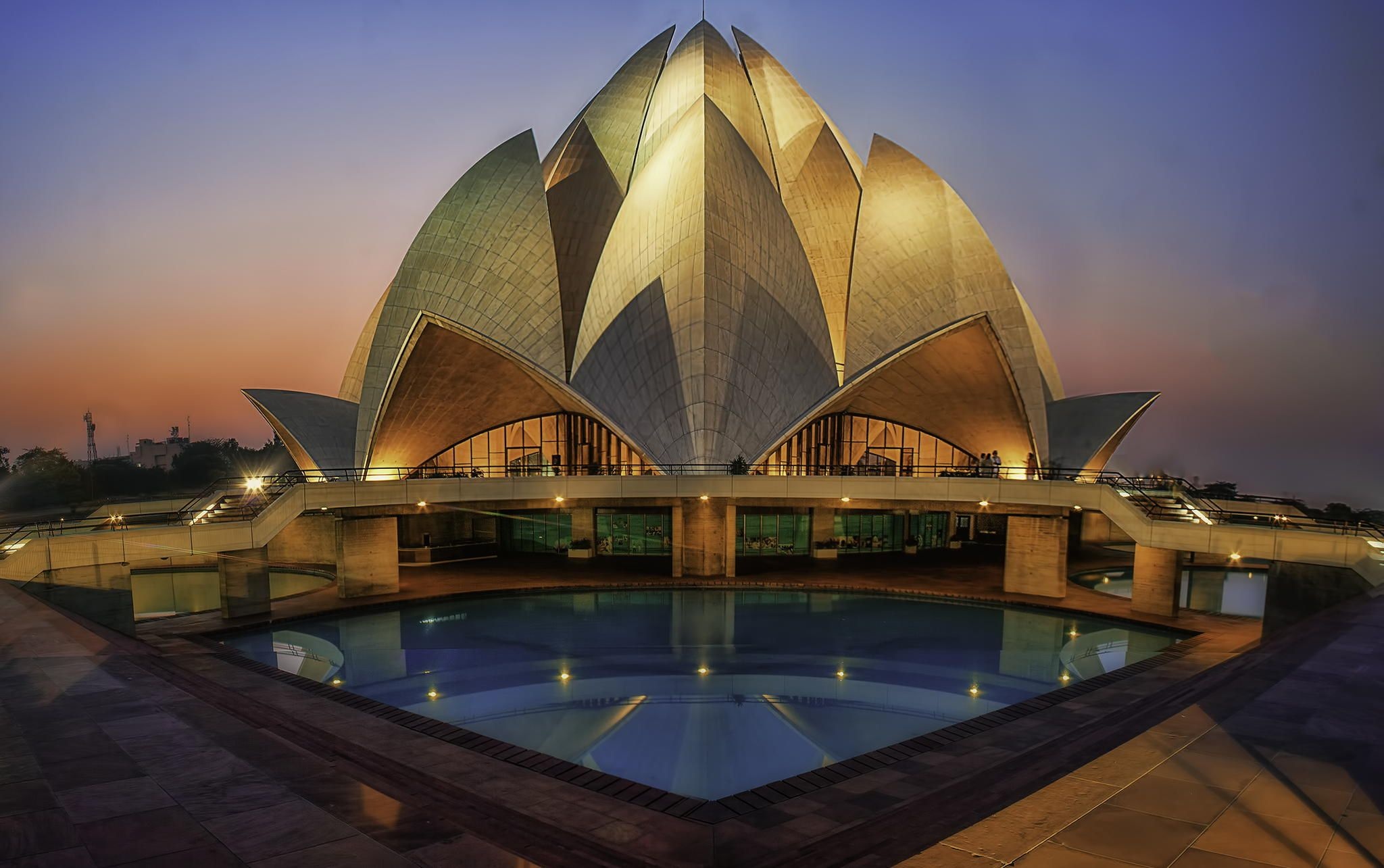 Lotus Temple, Escape the cold, Rejuvenating weather, Enchanting destination, 2050x1290 HD Desktop