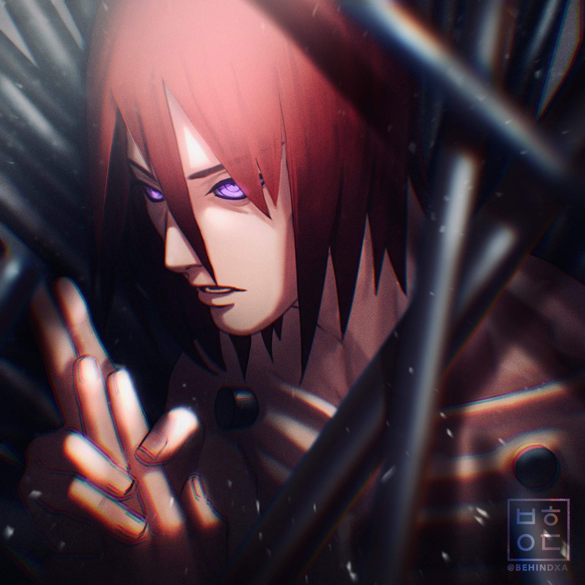 Nagato Uzumaki, Rinnegan, Black chakra receivers, HD Phone wallpaper