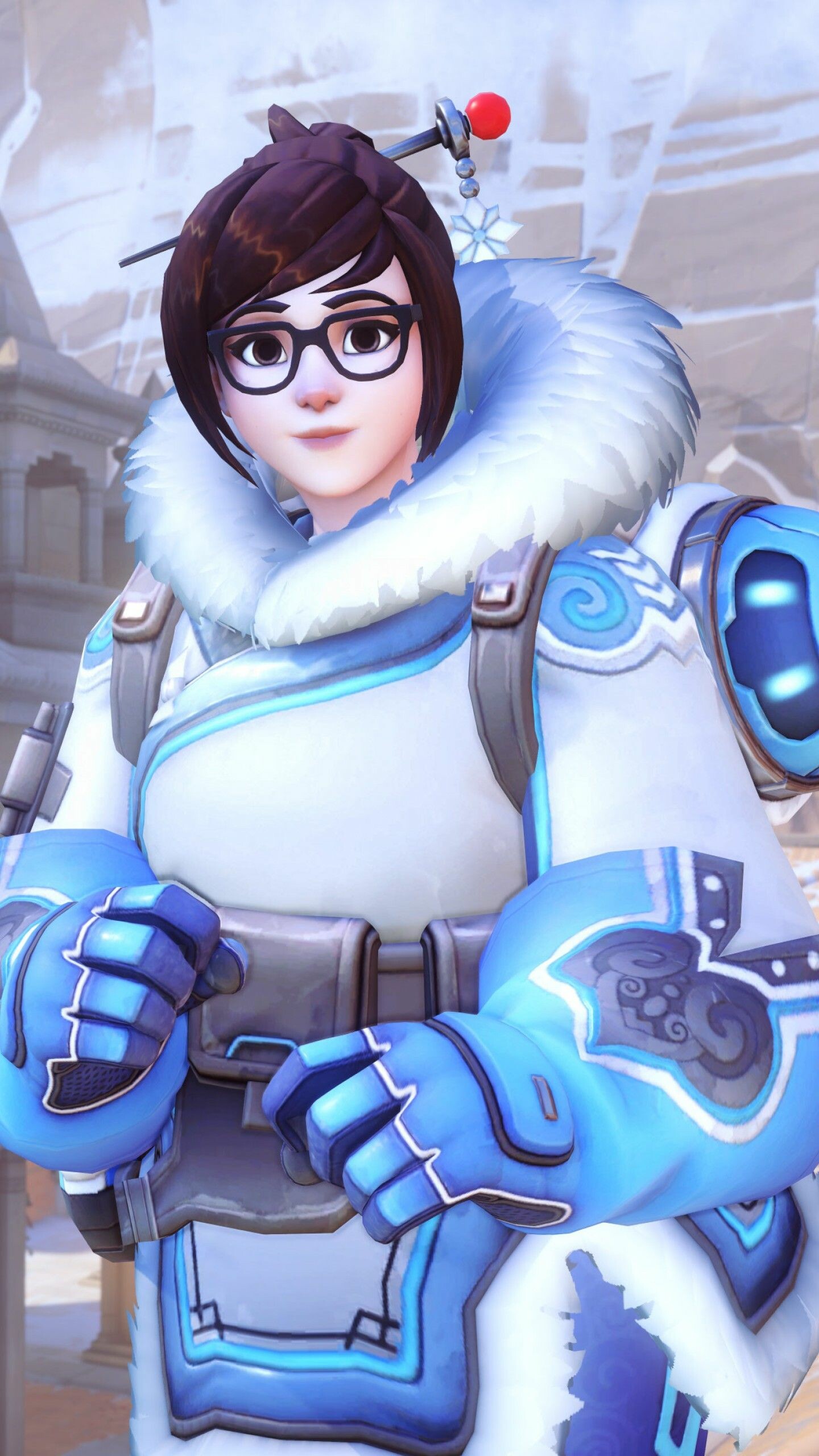 Mei Overwatch wallpapers, Charming character design, Captivating visuals, Gaming aesthetics, 1440x2560 HD Phone