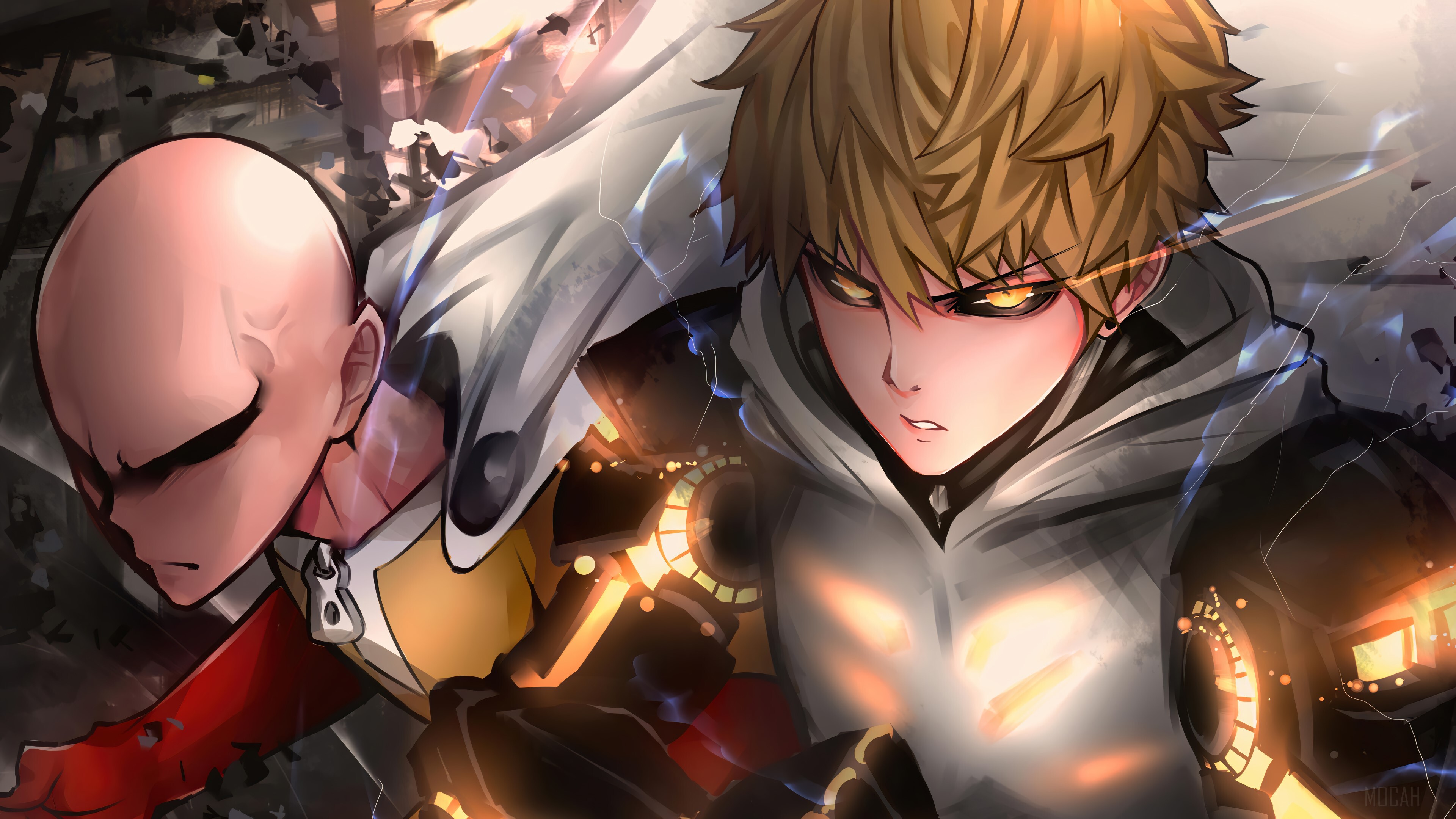 Genos, Anime wallpapers, Zoey Mercado, 3840x2160 4K Desktop