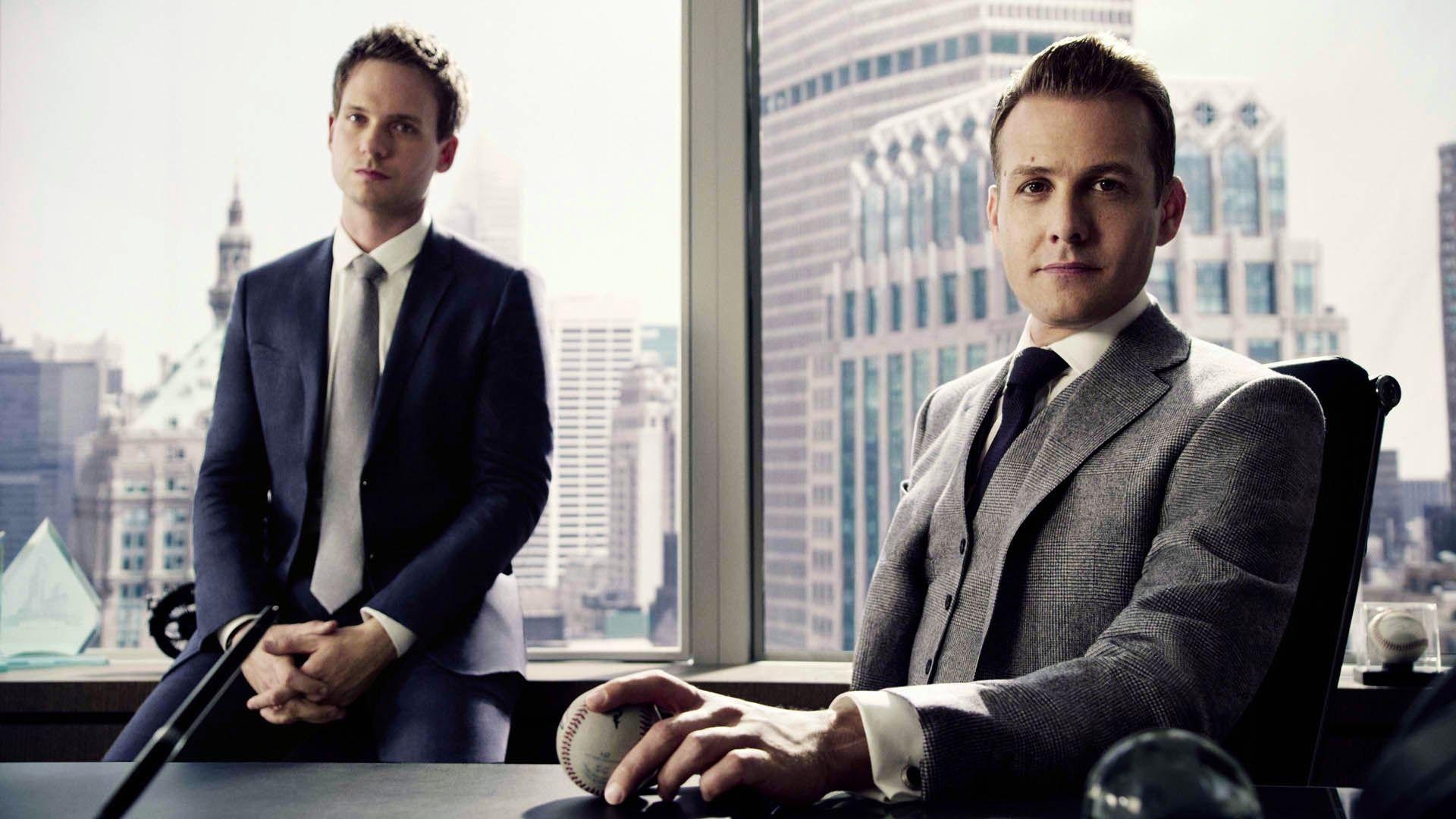 Harvey Specter, Mike Ross, high-rise corner office, Full HD Desktop wallpaper