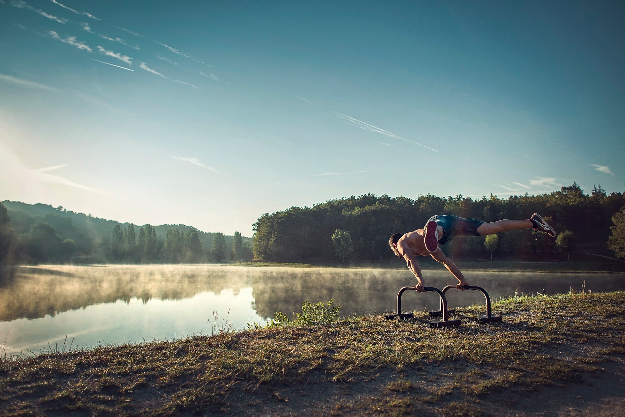 Calisthenics, Bodyweight fitness, Urban workout, Street-style backgrounds, 2000x1340 HD Desktop