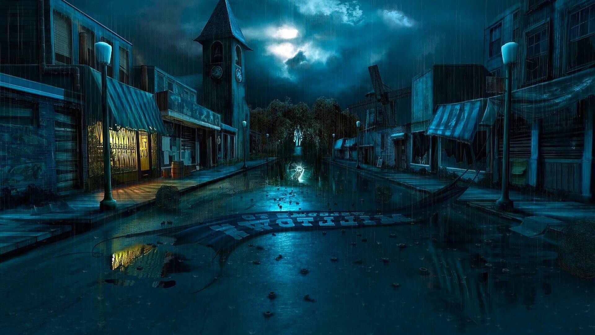 Ghost Town, Abandoned city, Urban decay, Desolate landscapes, 1920x1080 Full HD Desktop