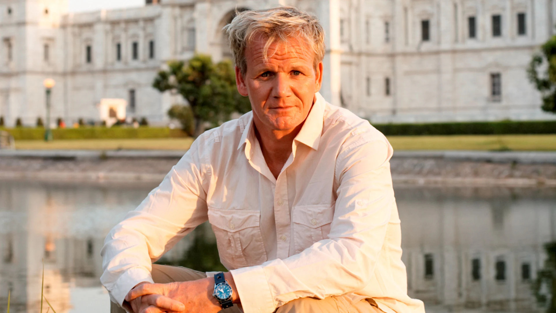 Gordon Ramsay, Globetrotting food show, Culinary exploration, International flavors, 1920x1080 Full HD Desktop