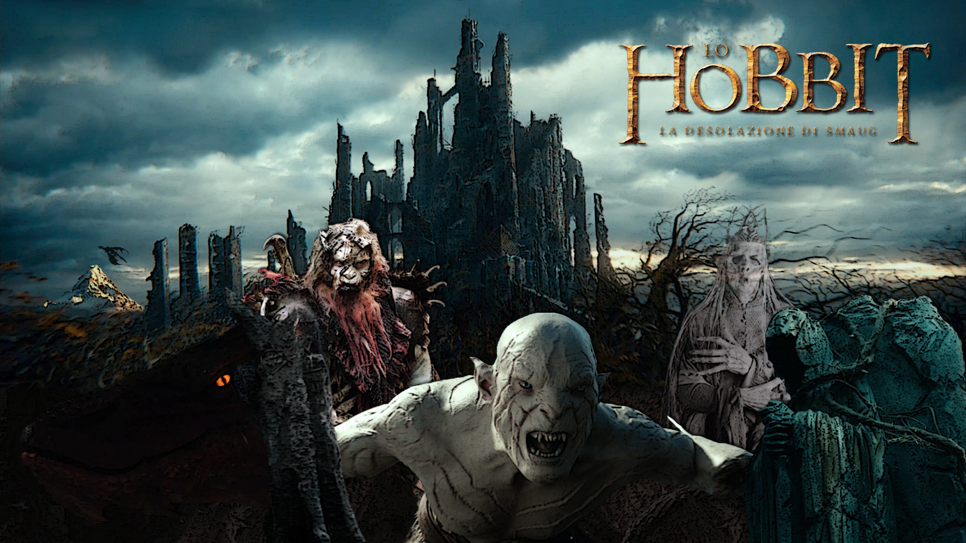The Hobbit, Fabled adventure, Breathtaking visuals, Immersive cinematic experience, 1920x1080 Full HD Desktop