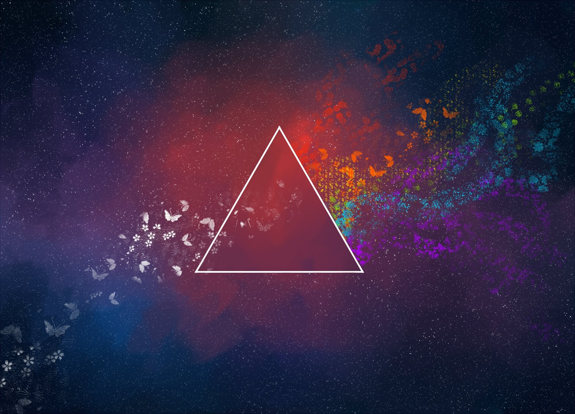 Triangle, Art, Wallpaper, 2000x1440 HD Desktop