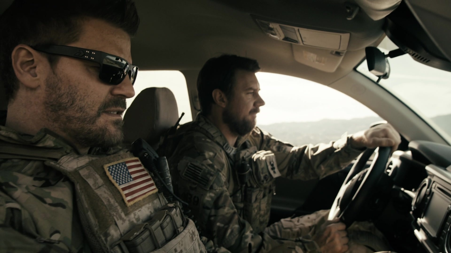 SEAL Team TV Series, Gatorz delta model sunglasses, David Boreanaz, S03E15, 1920x1080 Full HD Desktop