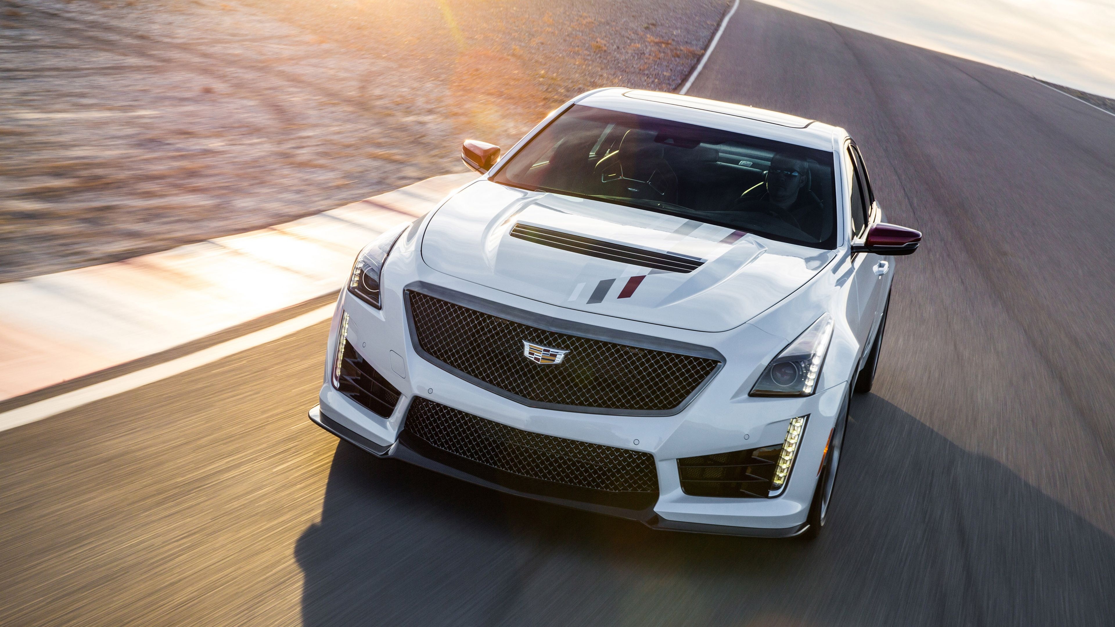 CTS Front View, Cadillac Wallpaper, 3840x2160 4K Desktop