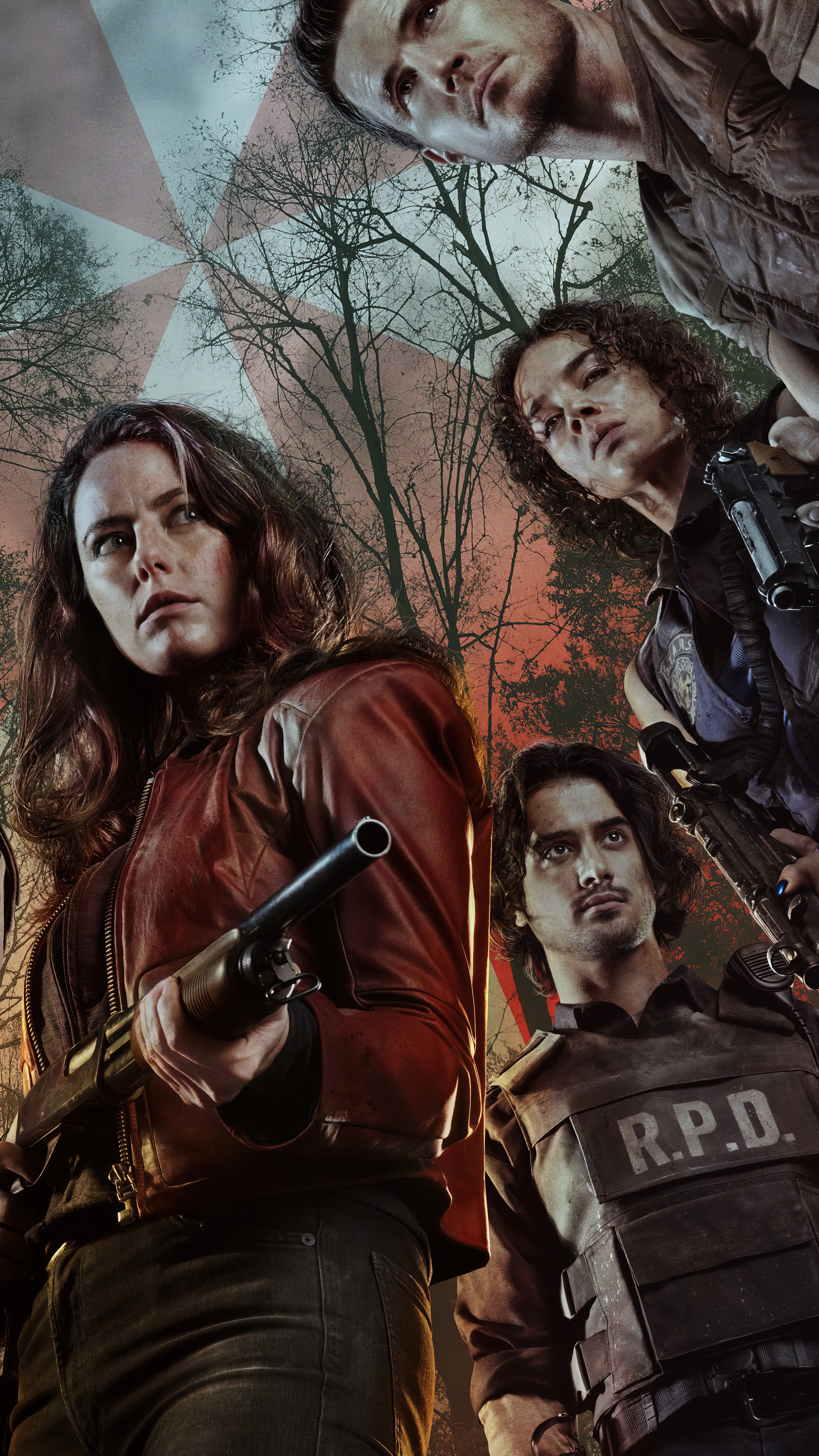 Resident Evil Welcome to Raccoon City poster, Striking 4K wallpaper, Eerie atmosphere, Intriguing, 2160x3840 4K Phone